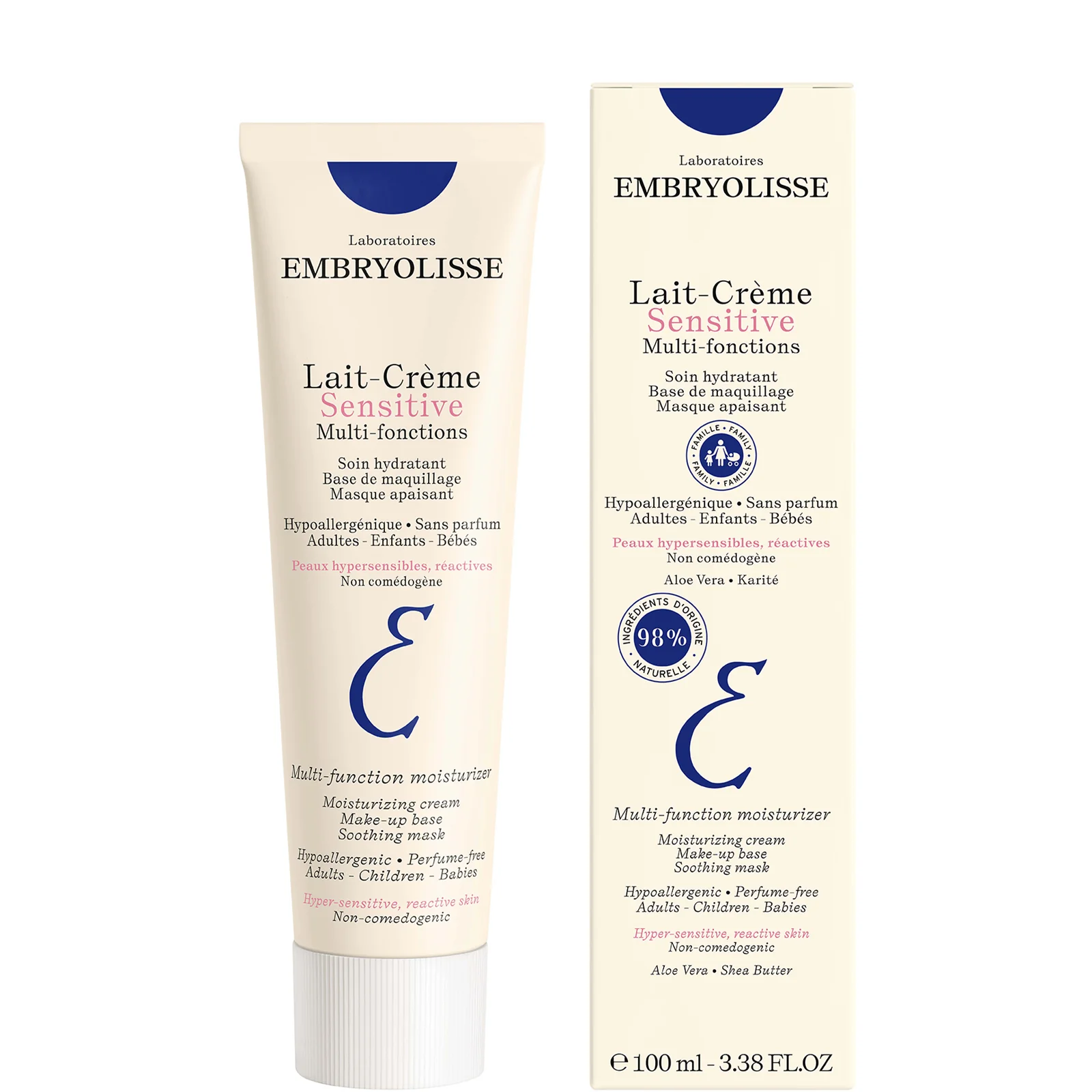 Embryolisse Lait-Crème Concentré Multi-Purpose Moisturiser Sensitive 100ml - Image 2