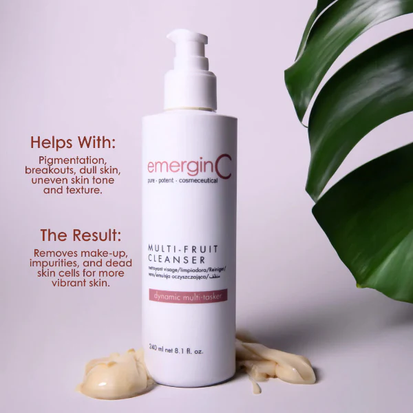 emerginC Multi-Fruit Cleanser 240ml - Image 2