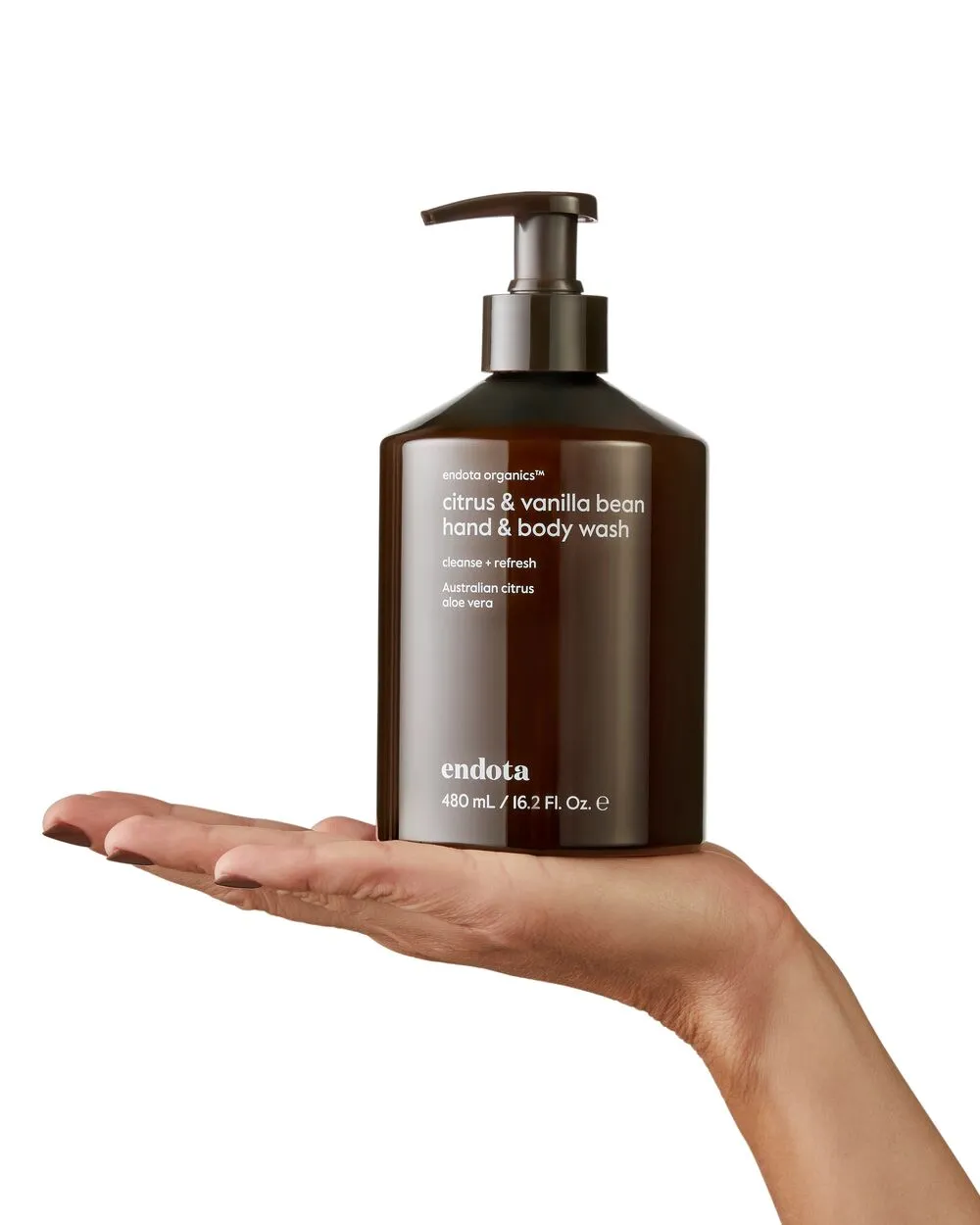 endota Citrus & Vanilla Bean Hand & Body Wash 480ml - Image 2