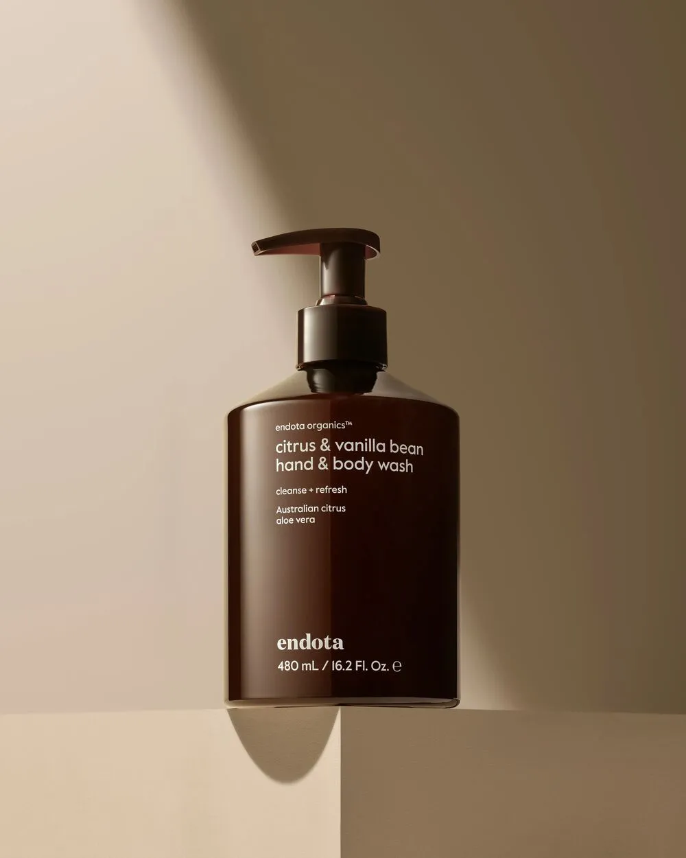 endota Citrus & Vanilla Bean Hand & Body Wash 480ml - Image 3
