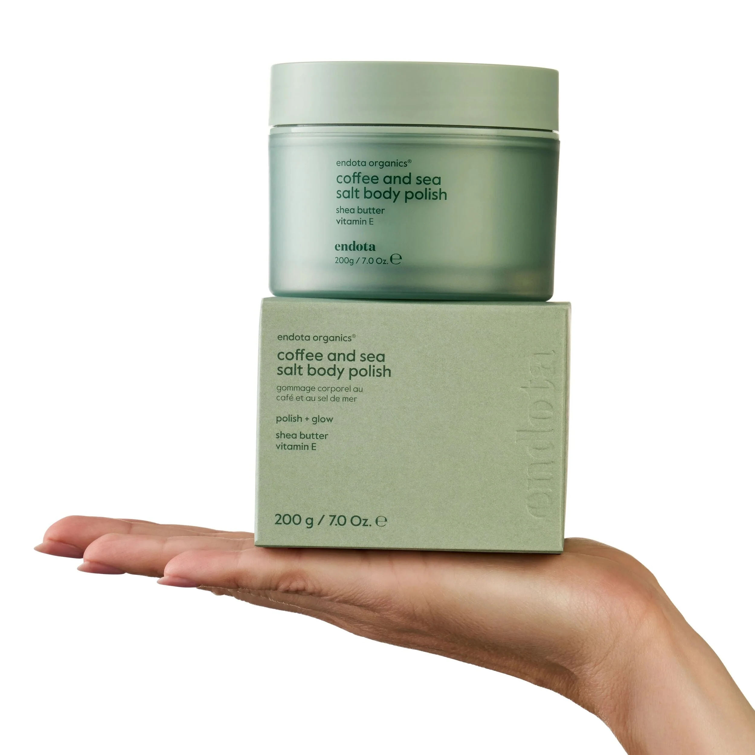 endota Coffee & Sea Salt Body Polish 200g - Image 3