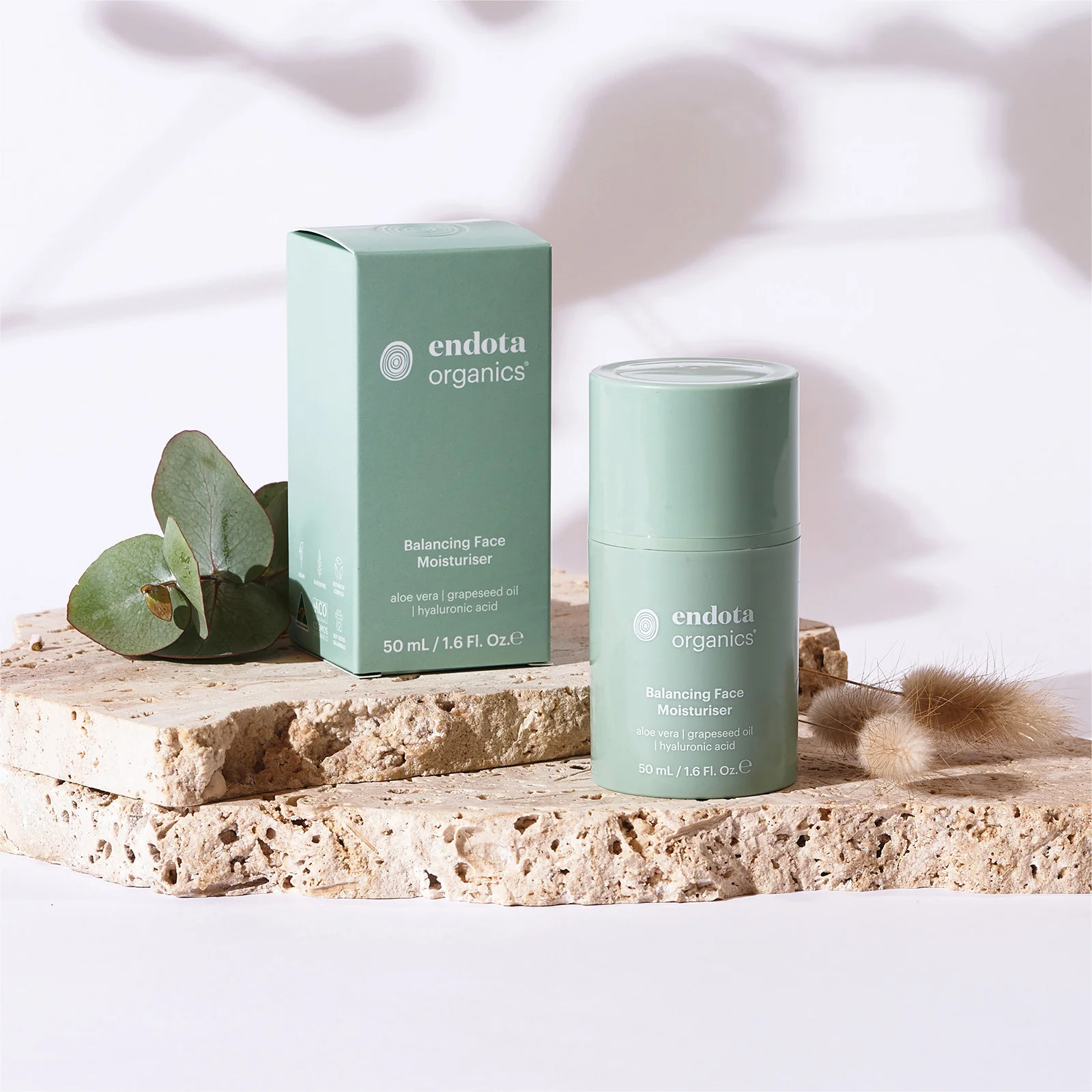 endota Organics Balancing Face Moisturiser 50ml - Image 2