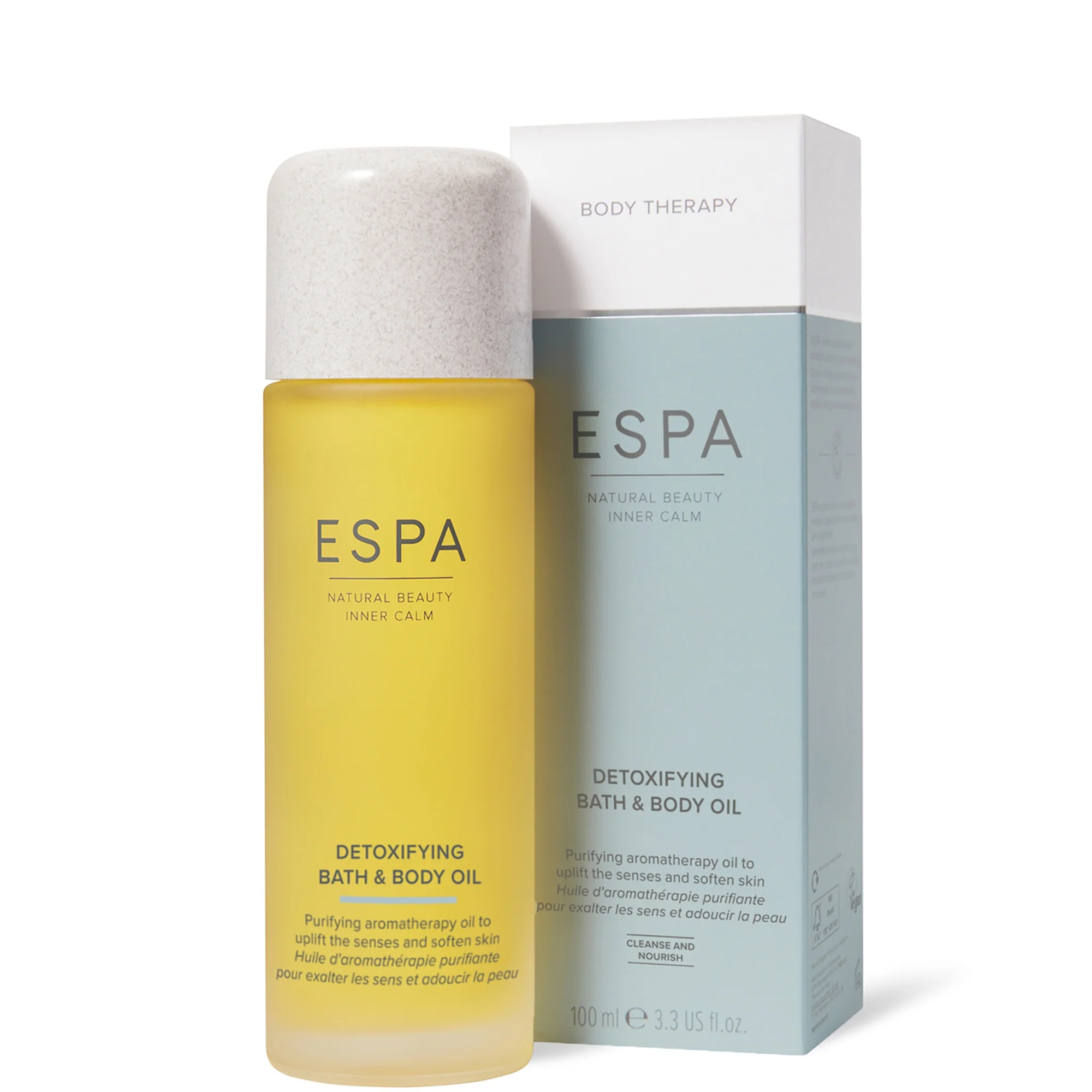 ESPA Detoxifying Bath and Body Oil 100ml - Image 2