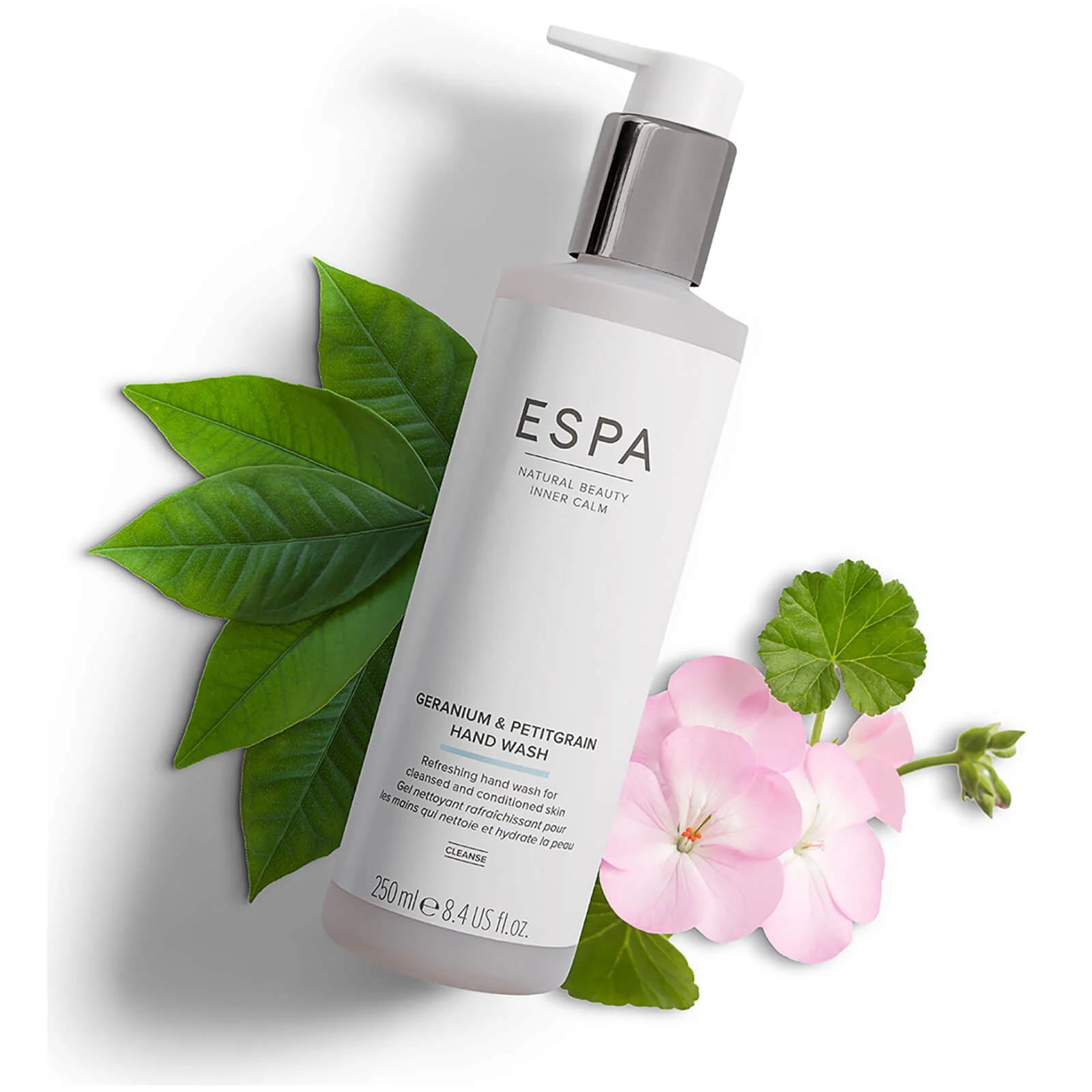 ESPA Essentials Geranium and Petitgrain Hand Wash 250ml - Image 2