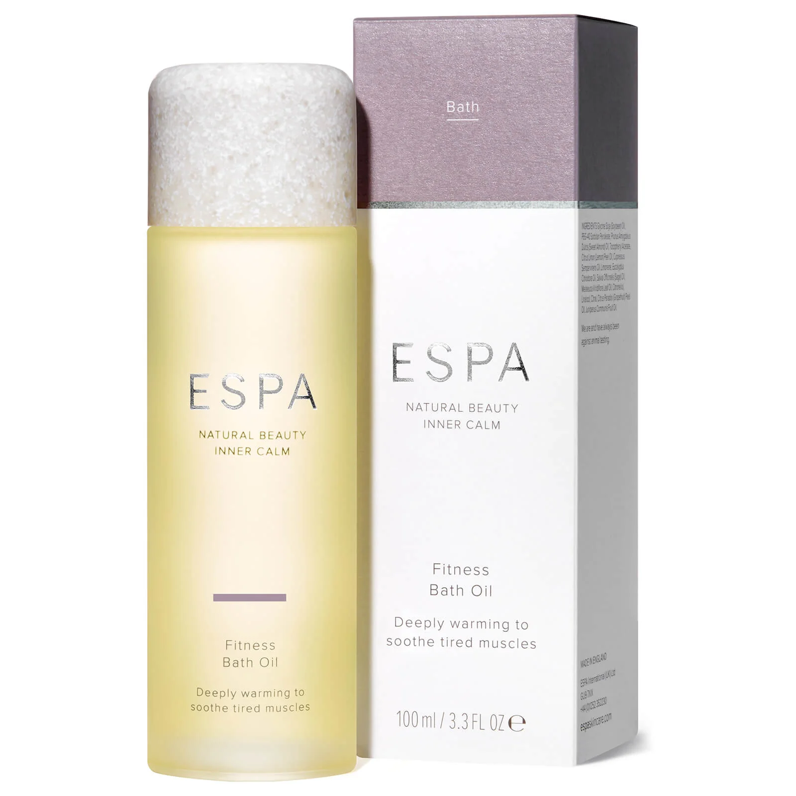 ESPA (Retail) Fitness Bath Oil 100ml - Image 2