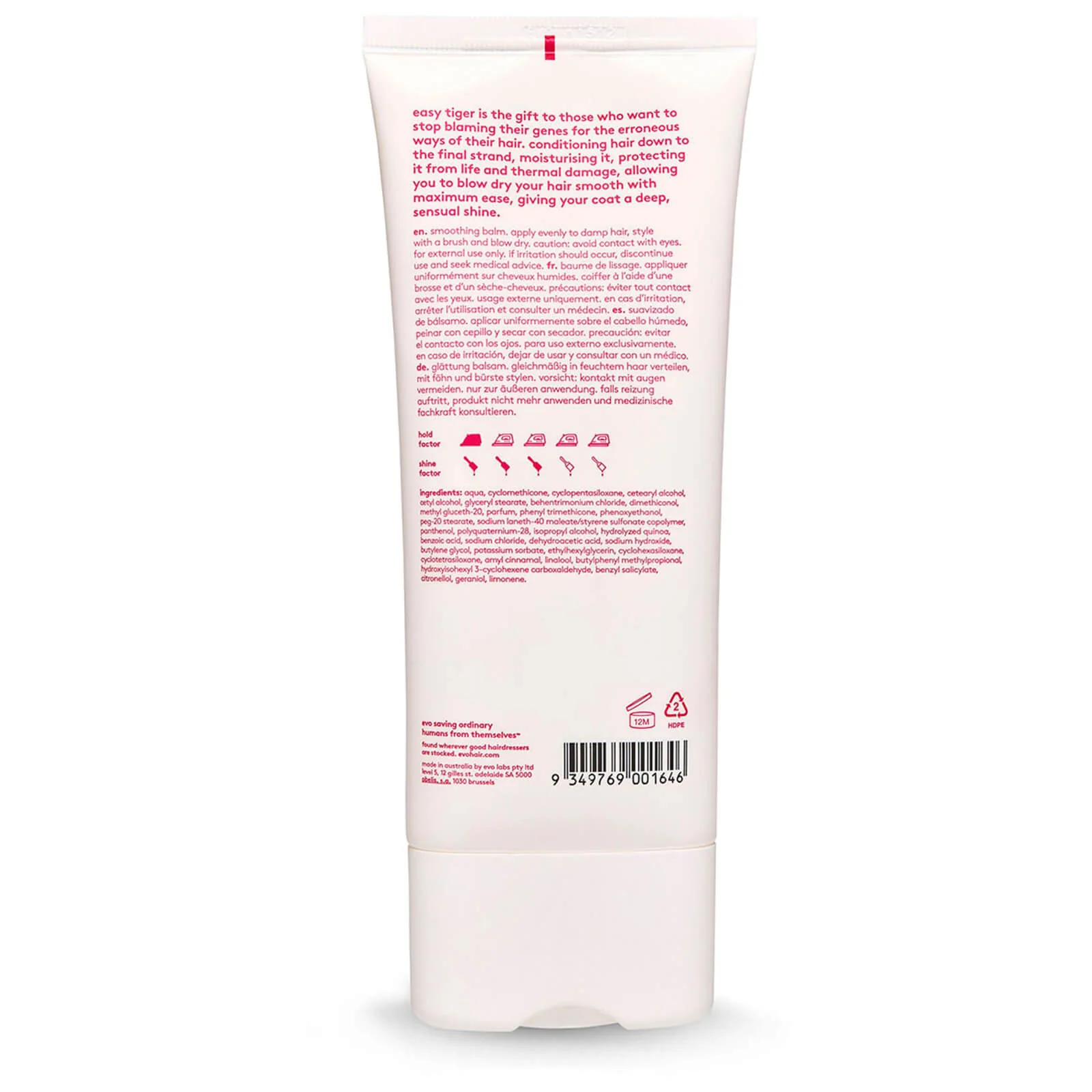 evo Easy Tiger Smoothing Balm 200ml - Image 3