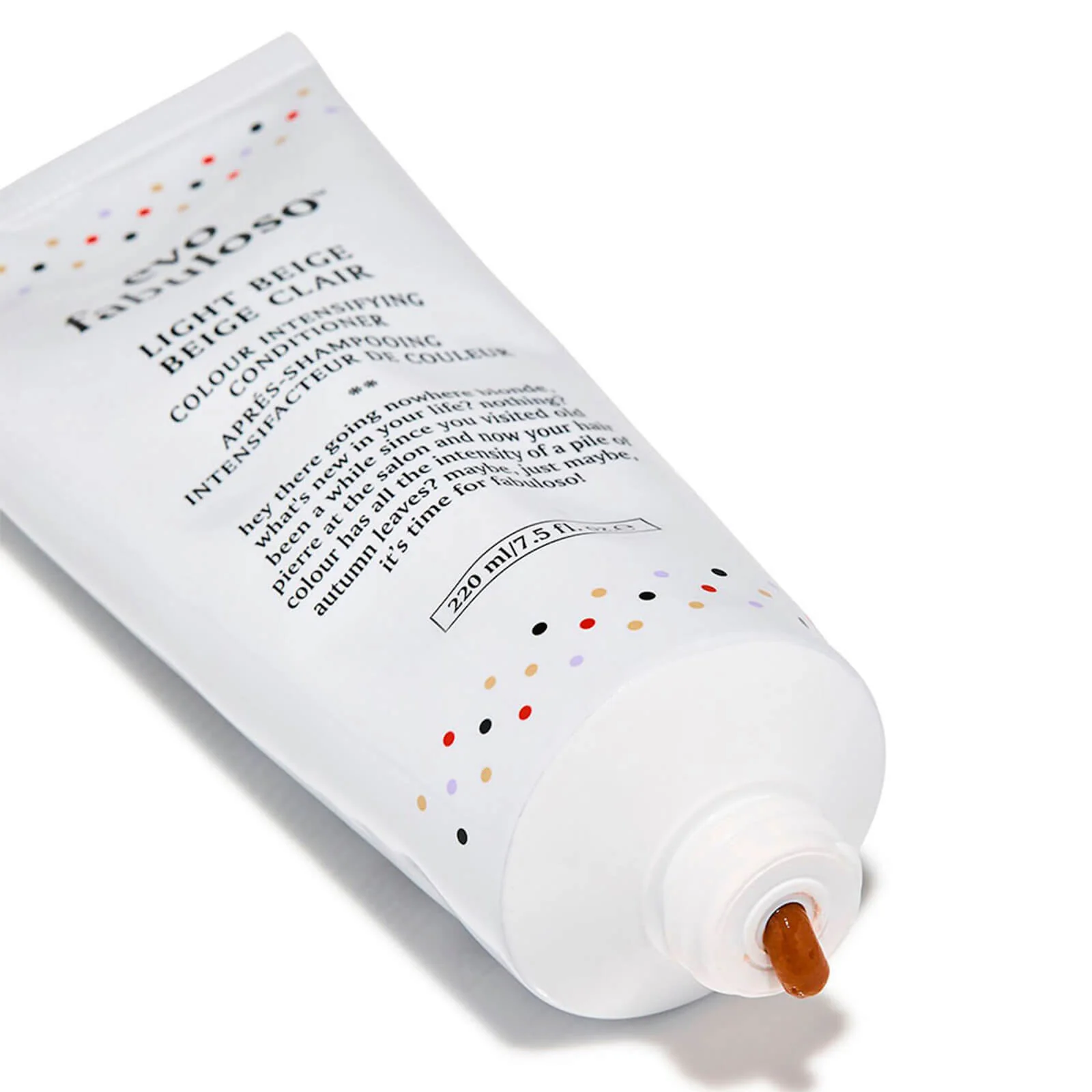evo Fabuloso Colour Boosting Conditioner/Treatment - Light Beige 220ml - Image 3