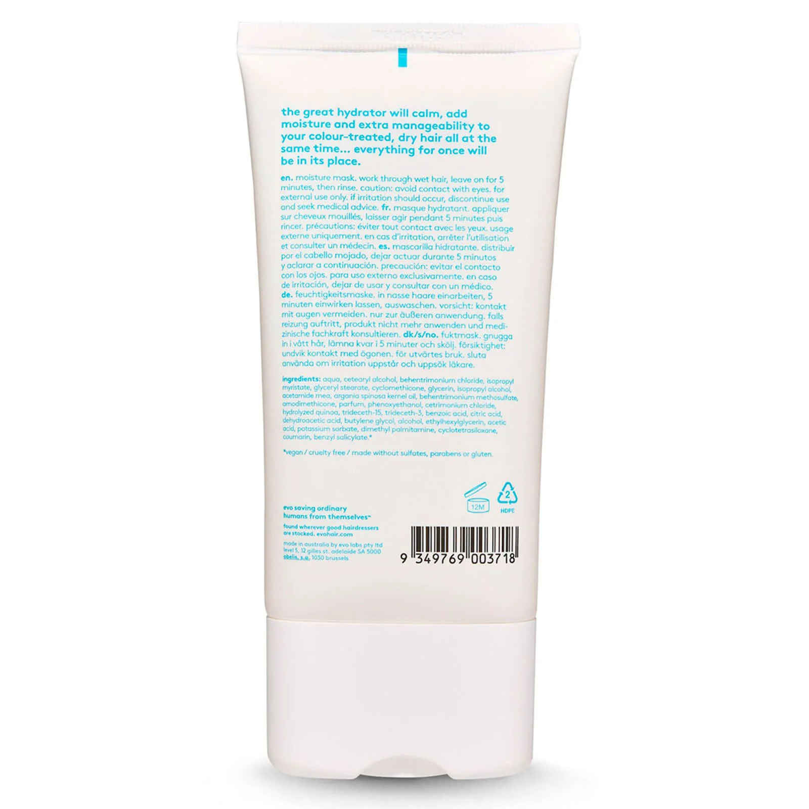 evo The Great Hydrator Moisture Mask 150ml - Image 3