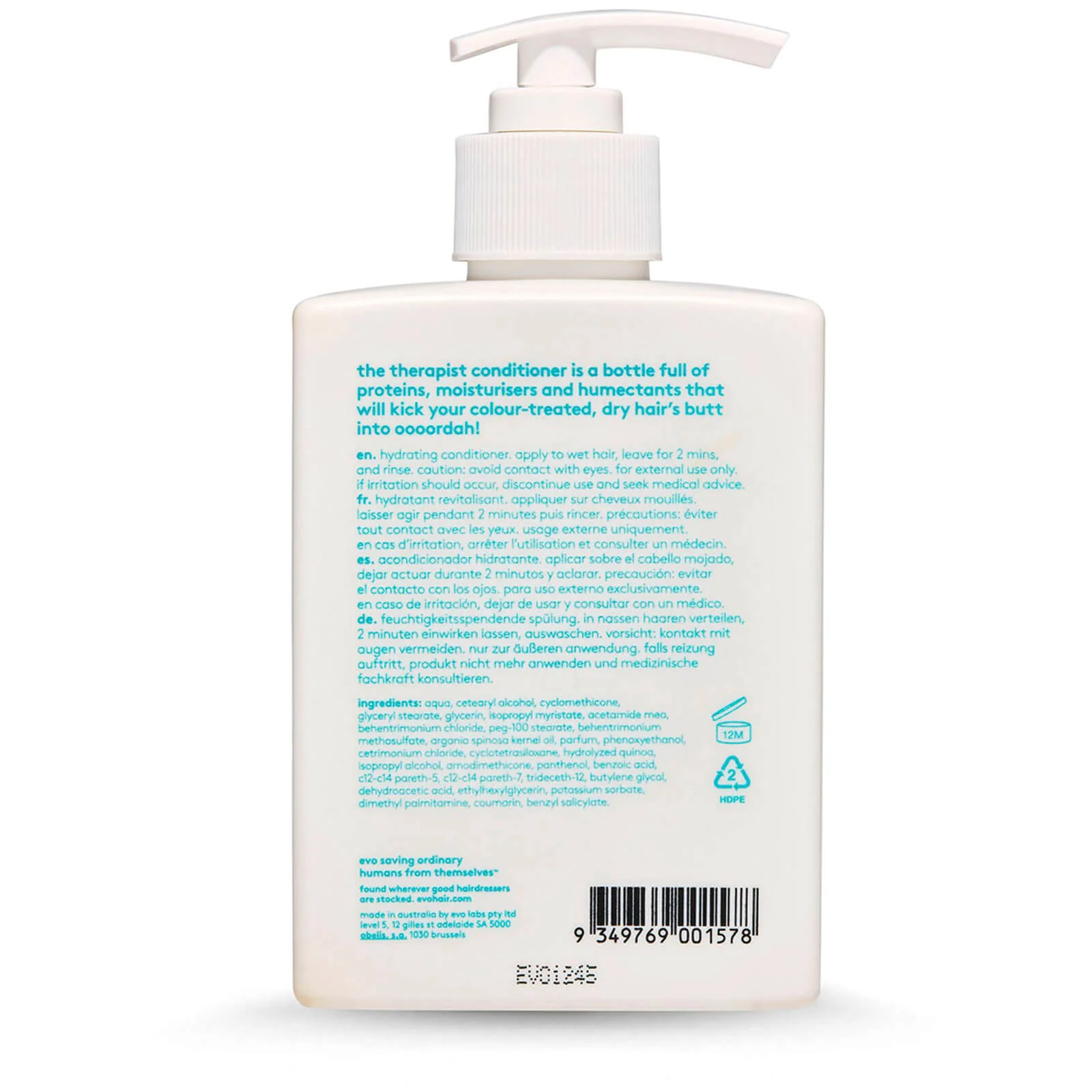 evo The Therapist Hydrating Conditioner 300ml - Image 3