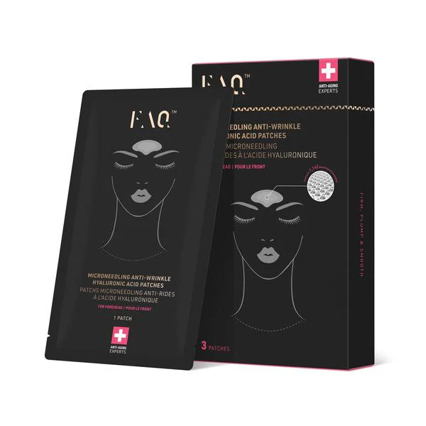 FOREO FAQ Forehead Microneedling Anti-Wrinkle Hyaluronic Acid Patches 3 Patches - Image 11