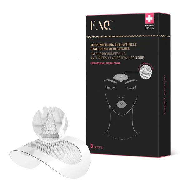 FOREO FAQ Forehead Microneedling Anti-Wrinkle Hyaluronic Acid Patches 3 Patches - Image 12