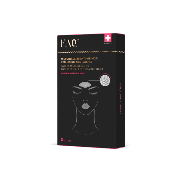 FOREO FAQ Forehead Microneedling Anti-Wrinkle Hyaluronic Acid Patches 3 Patches - Image 2