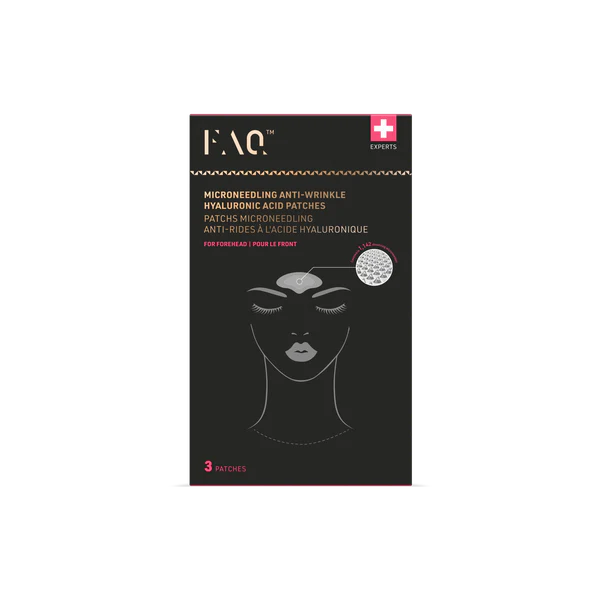 FOREO FAQ Forehead Microneedling Anti-Wrinkle Hyaluronic Acid Patches 3 Patches - Image 3
