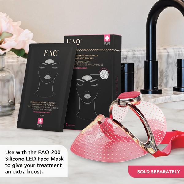 FOREO FAQ Forehead Microneedling Anti-Wrinkle Hyaluronic Acid Patches 3 Patches - Image 9
