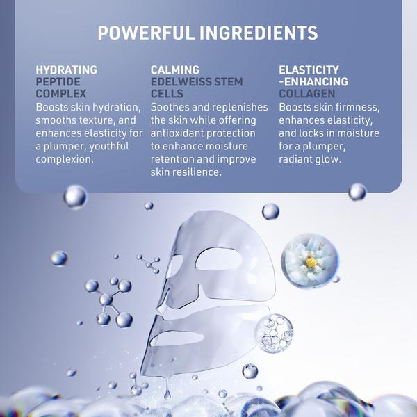 FOREO FAQ Glass Skin Collagen Hydrogel Face Mask 5 Pack - Image 5