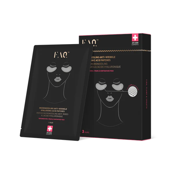 FOREO FAQ Under Eye Microneedling Anti-Wrinkle Hyaluronic Acid Patches 3 Pairs