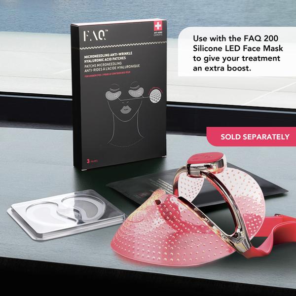 FOREO FAQ Under Eye Microneedling Anti-Wrinkle Hyaluronic Acid Patches 3 Pairs - Image 12
