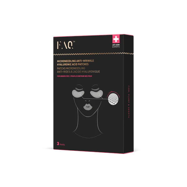 FOREO FAQ Under Eye Microneedling Anti-Wrinkle Hyaluronic Acid Patches 3 Pairs - Image 2