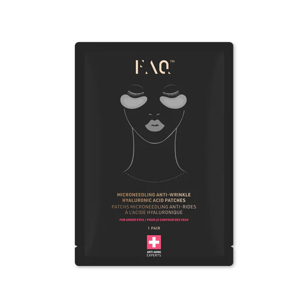 FOREO FAQ Under Eye Microneedling Anti-Wrinkle Hyaluronic Acid Patches 3 Pairs - Image 4