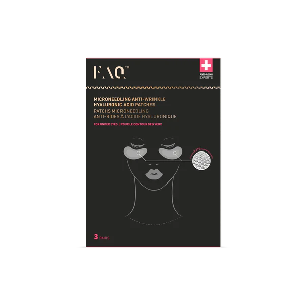 FOREO FAQ Under Eye Microneedling Anti-Wrinkle Hyaluronic Acid Patches 3 Pairs - Image 6