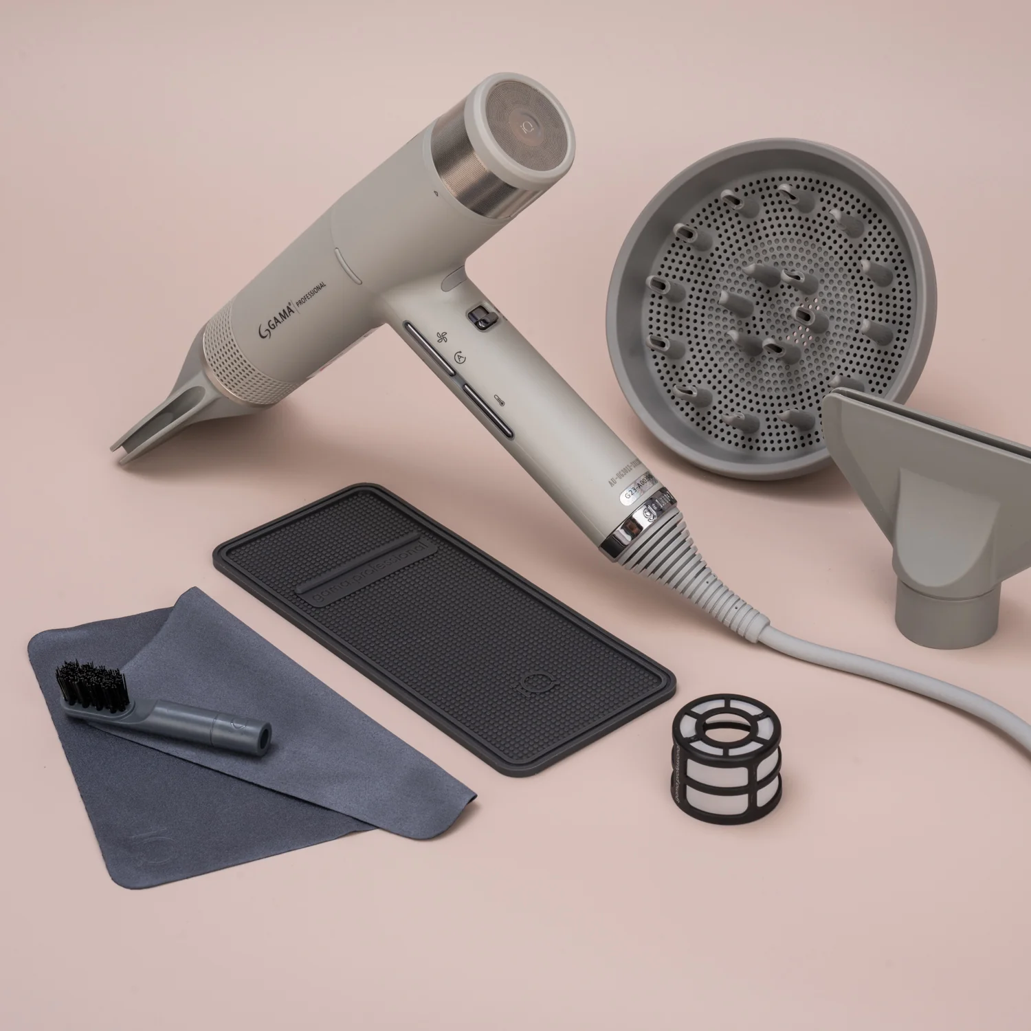 Gama Professional IQ1 Perfetto Pro Dryer - Silver - Image 10