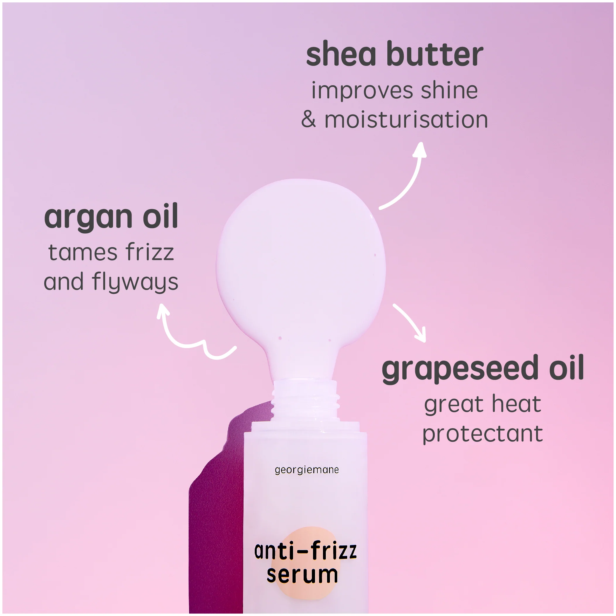 georgiemane Anti-Frizz Serum 100ml - Image 4