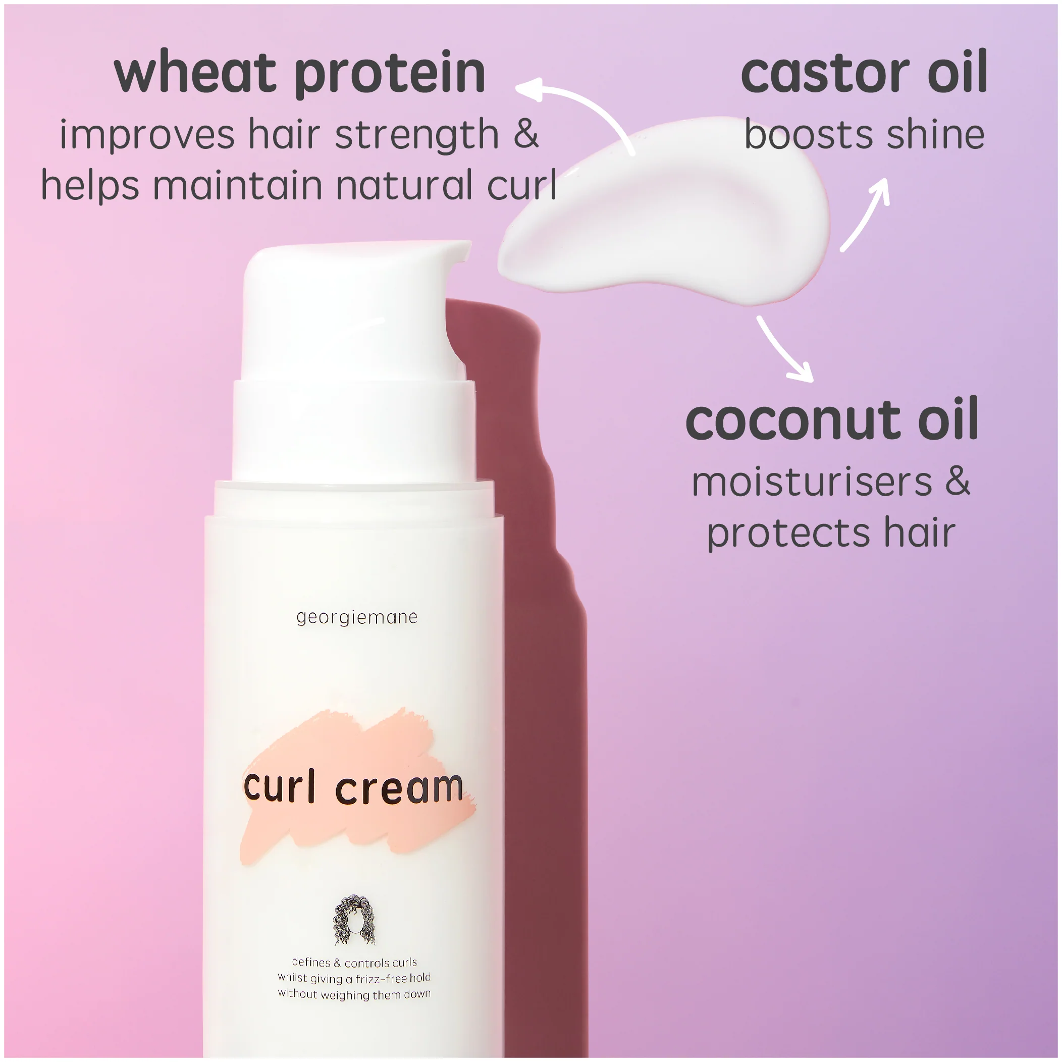 georgiemane Curl Cream 200ml - Image 4