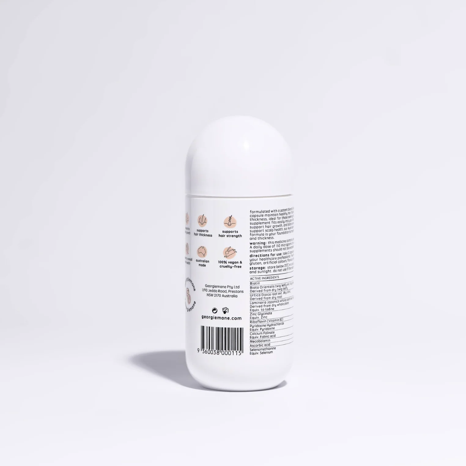 georgiemane Hair Growth Capsules x120 - Image 2