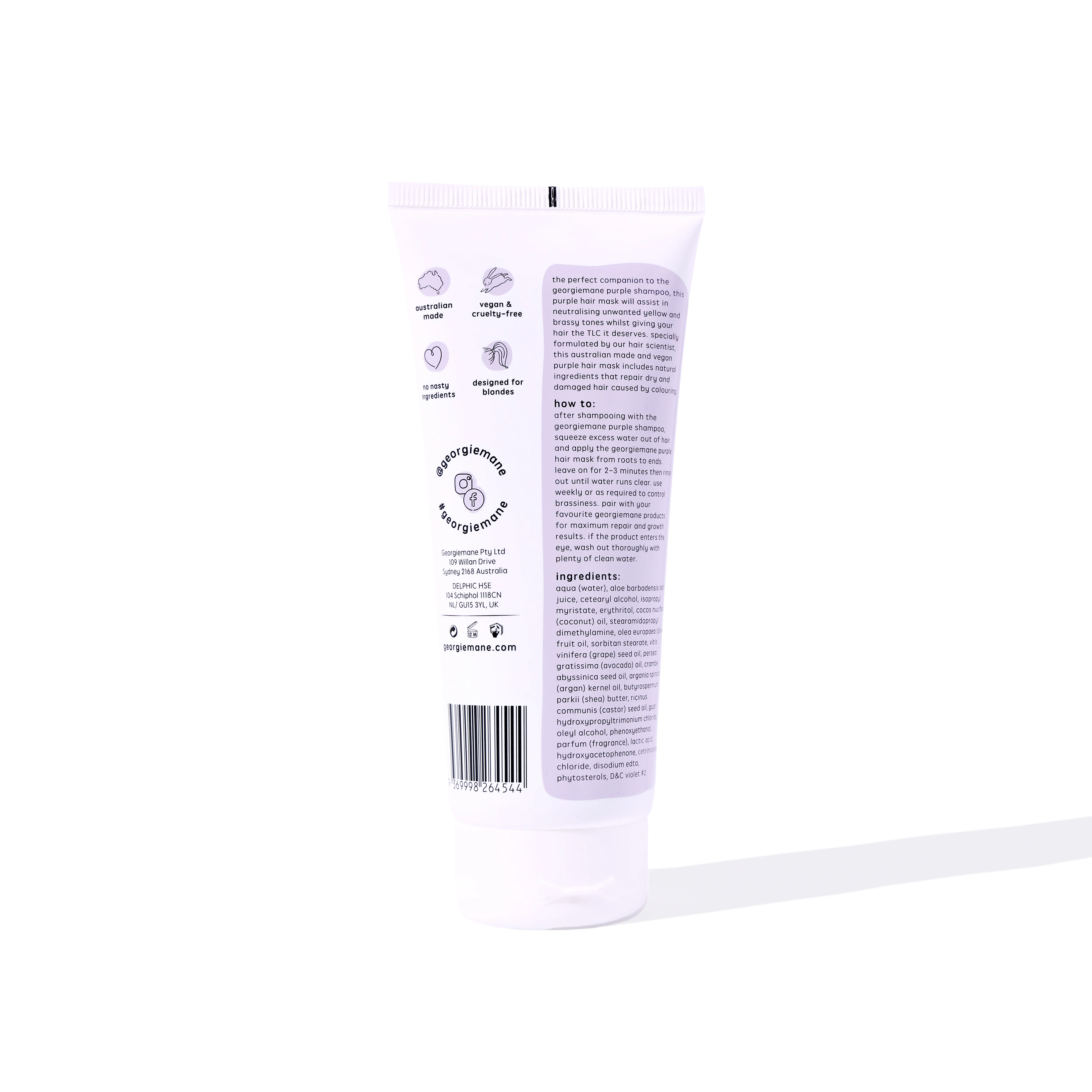 georgiemane Purple Mask 200ml - Image 2