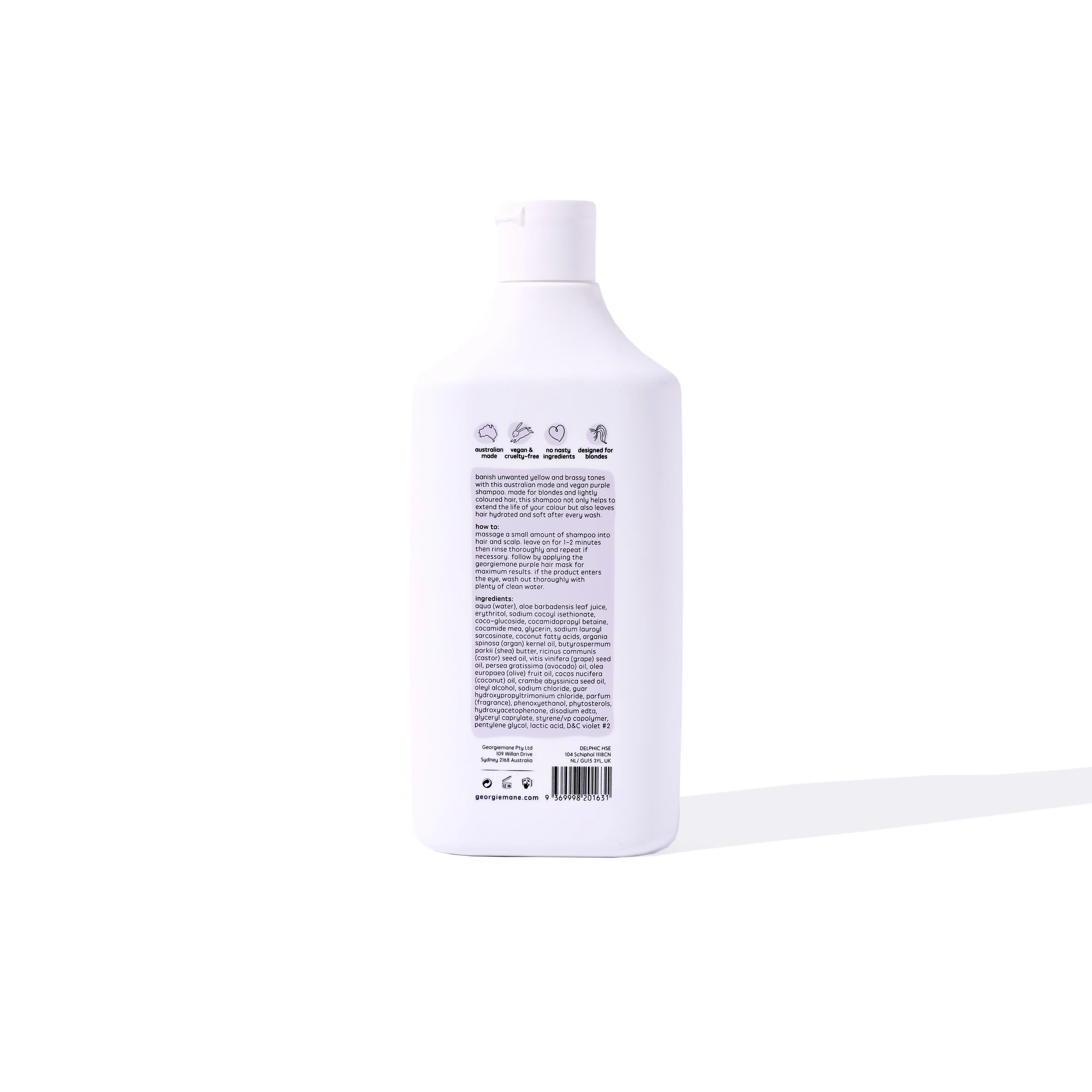 georgiemane Purple Shampoo 300ml - Image 2