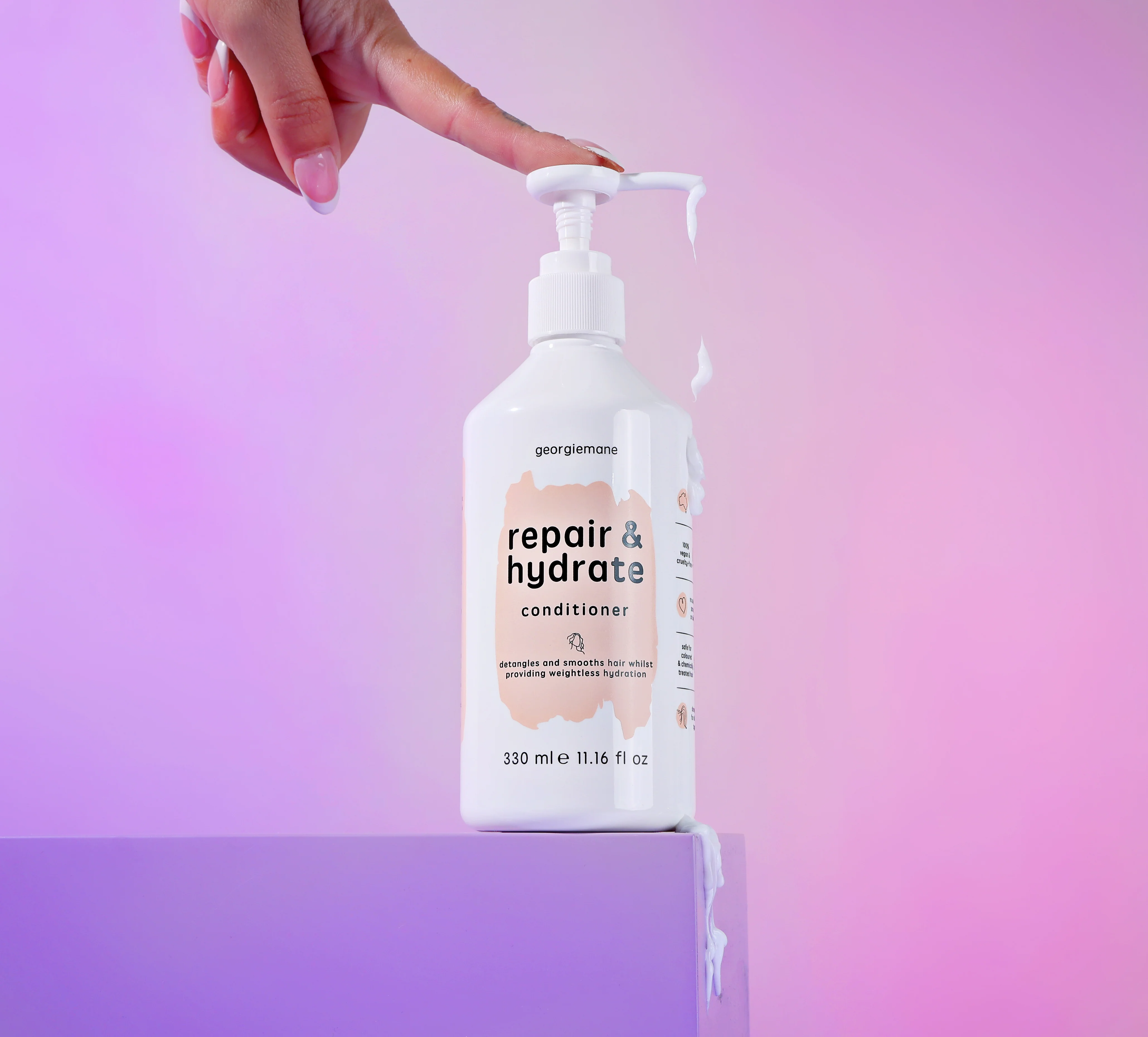 georgiemane Repair and Hydrate Conditioner 330ml - Image 2