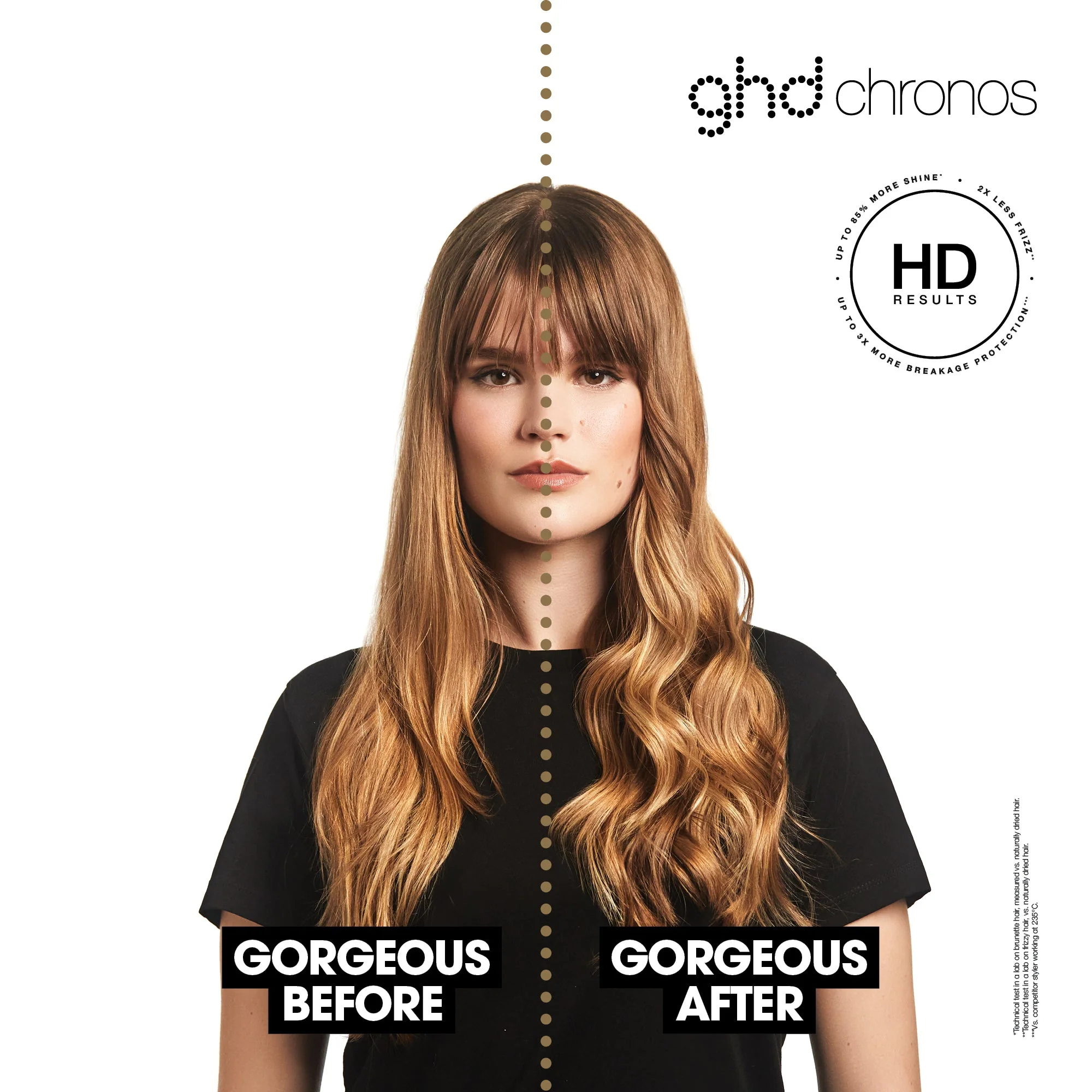 ghd Chronos Hair Straightener 26mm Plate - Black - Image 3