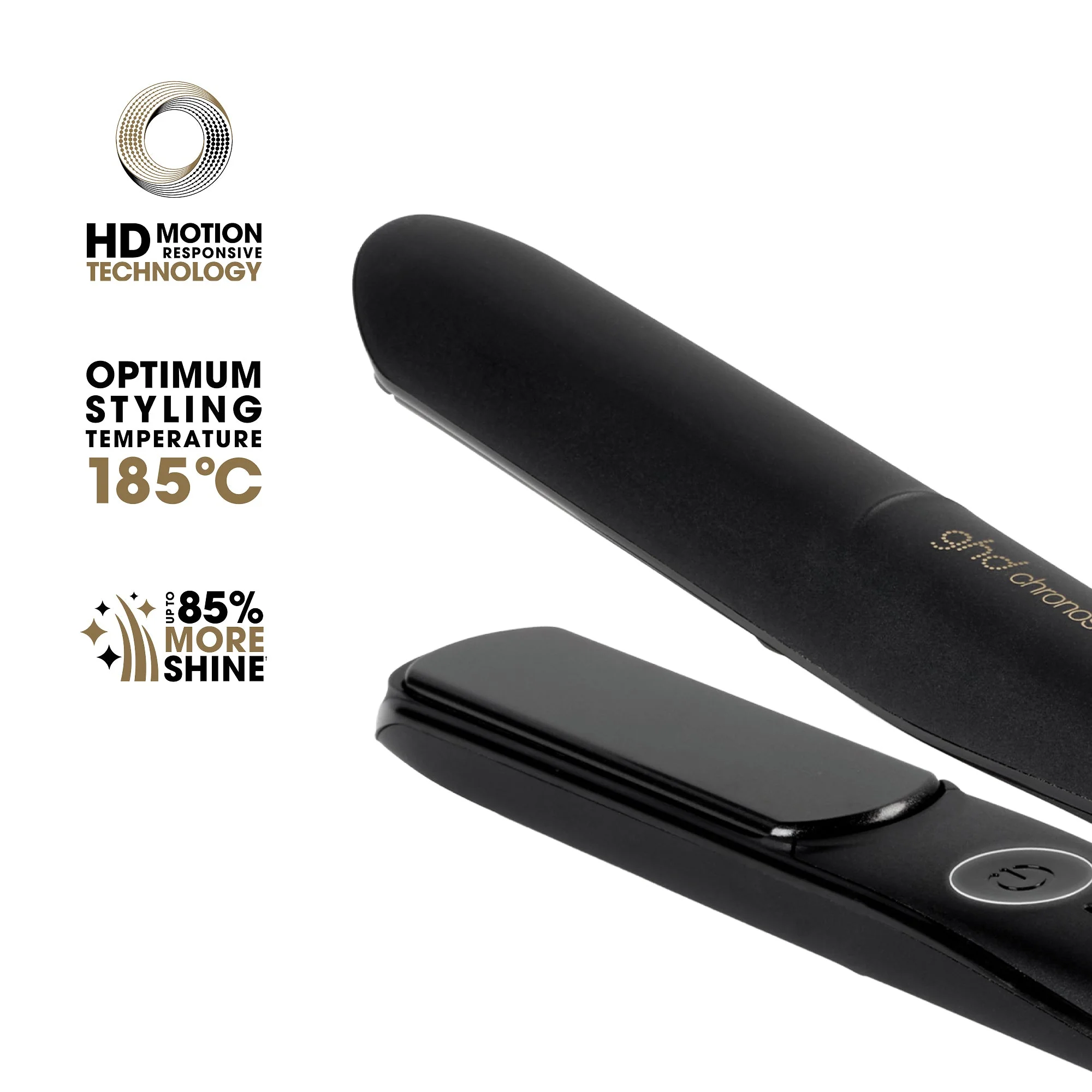 ghd Chronos Hair Straightener 26mm Plate - Black - Image 7