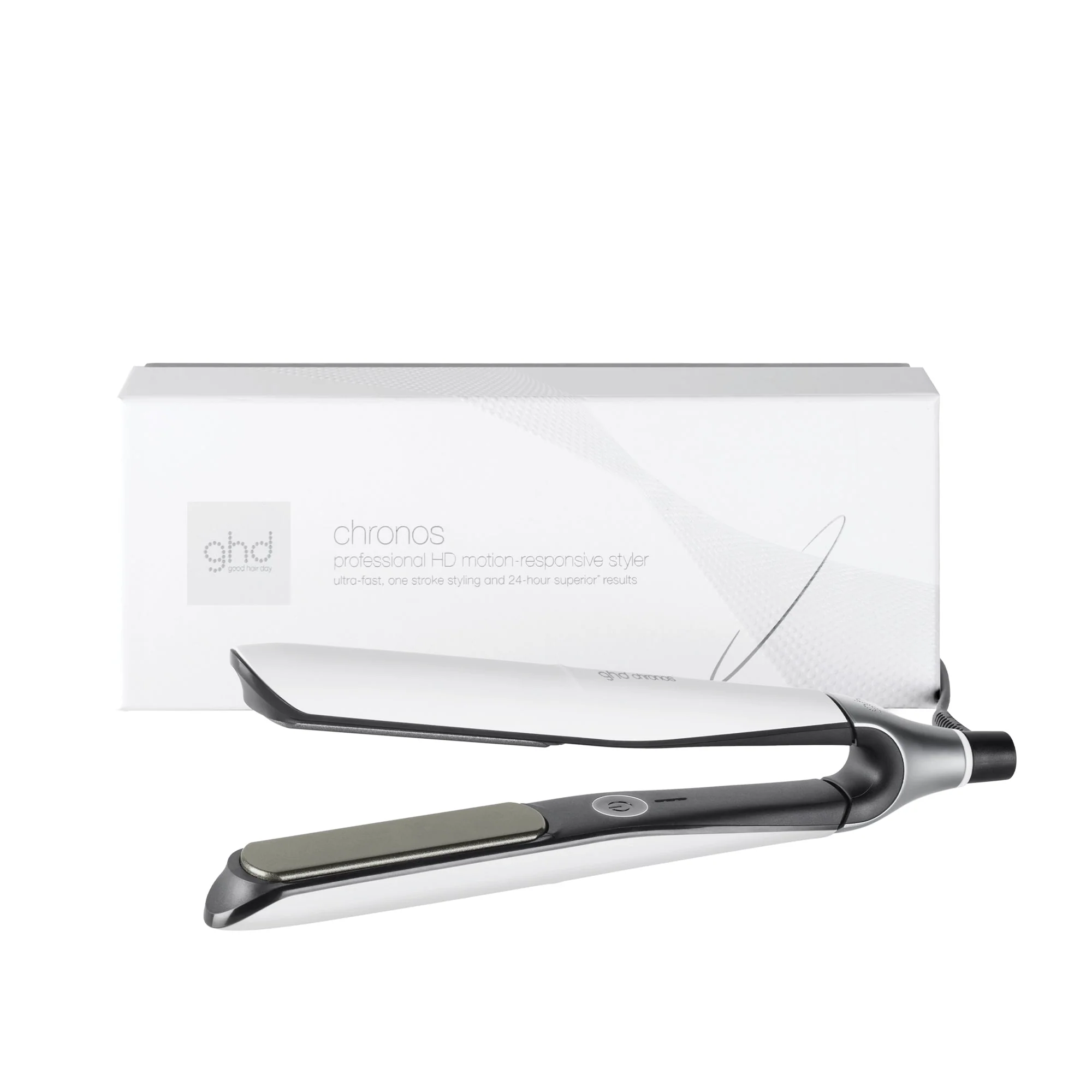 ghd Chronos Hair Straightener 26mm Plate - White - Image 2