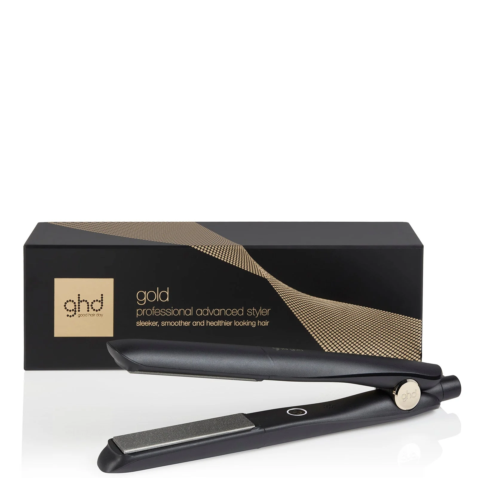 ghd Gold Hair Straightener - Black - Image 2