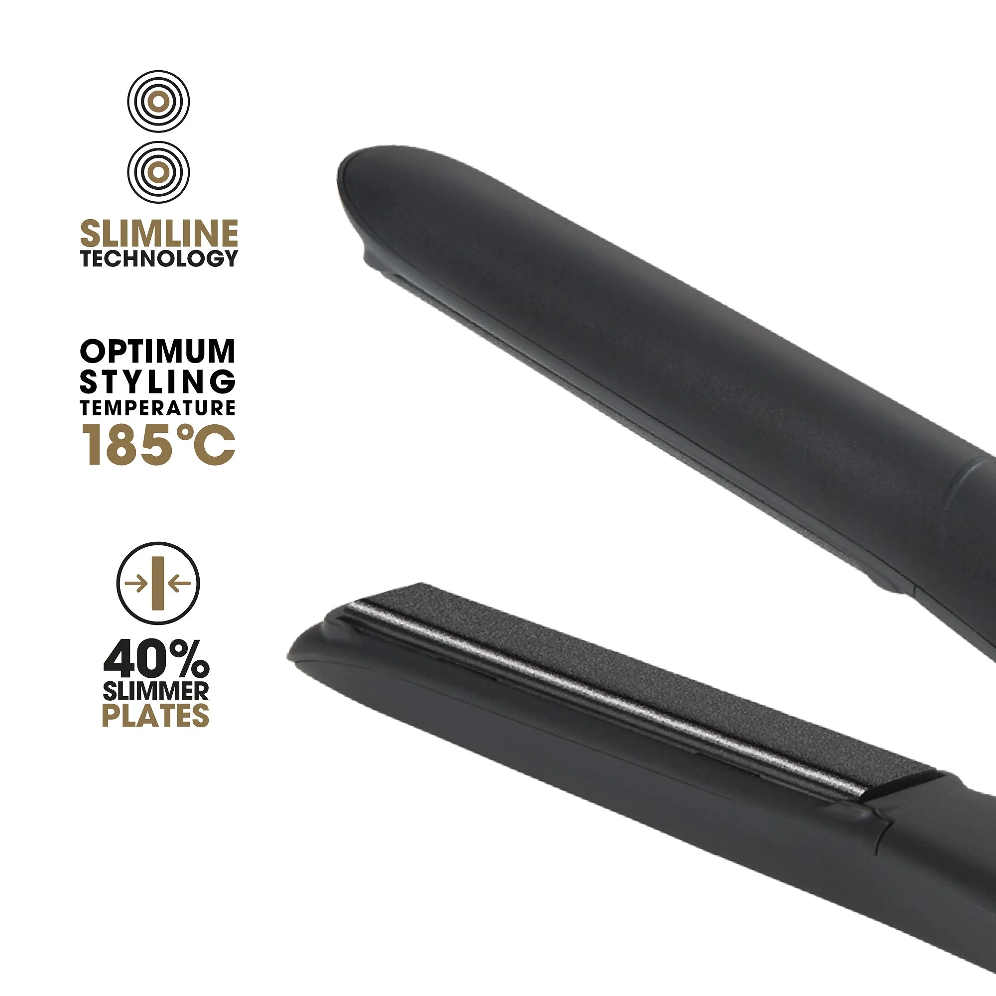 ghd Mini Slim-Plate Hair Straightener 15mm - Black - Image 4