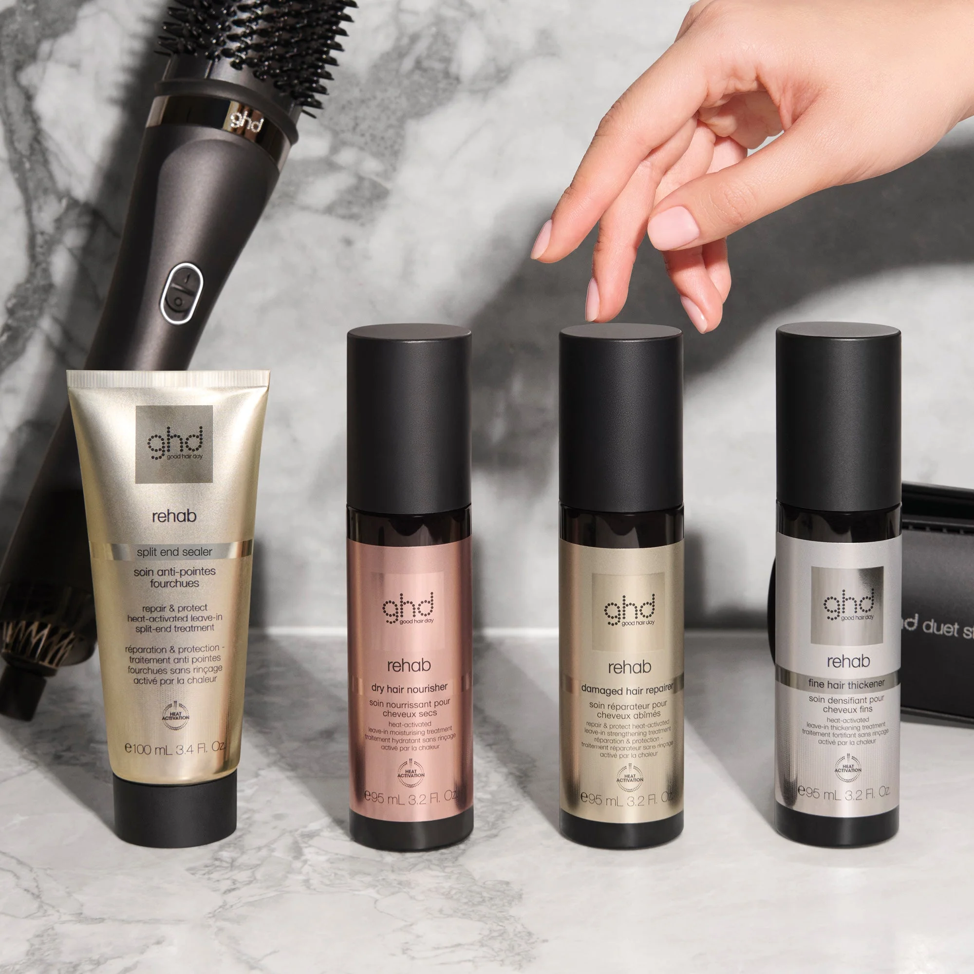 ghd Rehab Damaged Hair Repairer Hair Treatment 95ml - Image 3