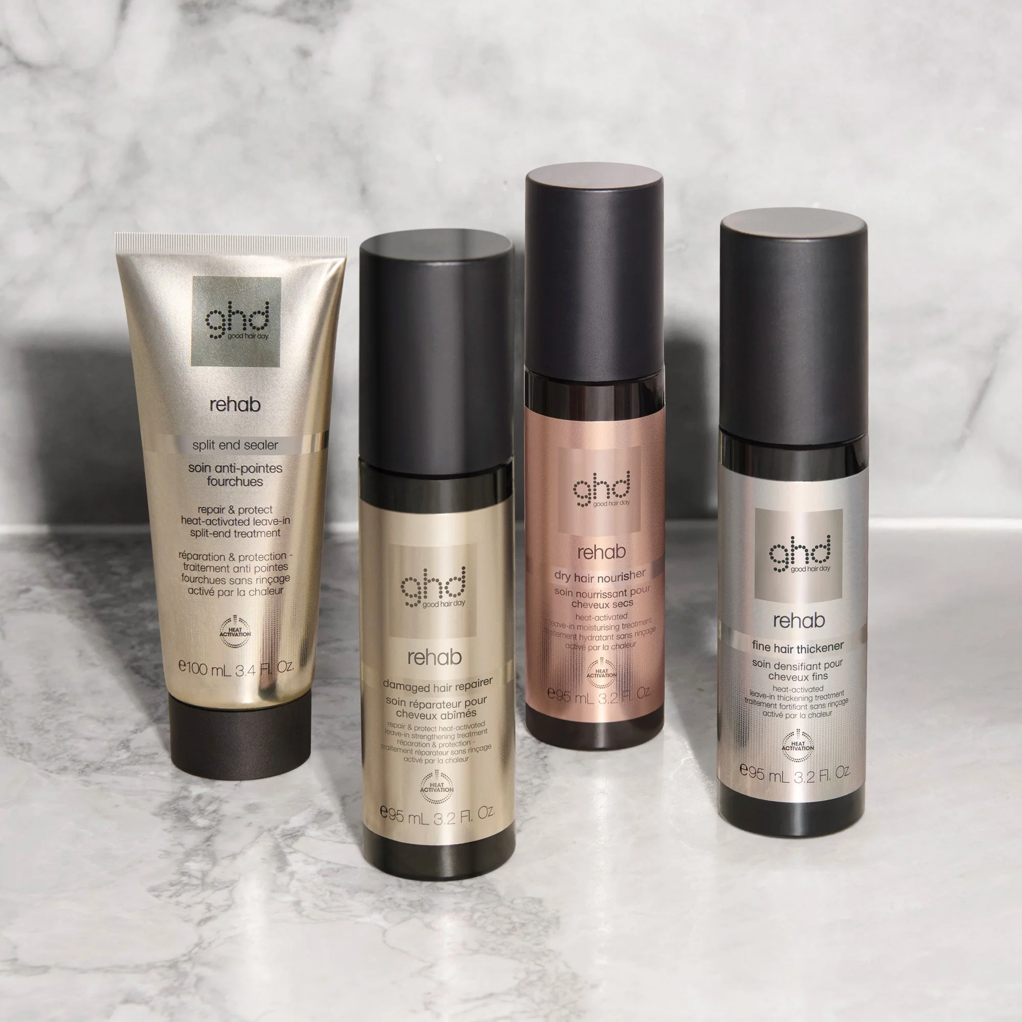 ghd Rehab Fine Hair Thickener Hair Treatment 95ml - Image 3