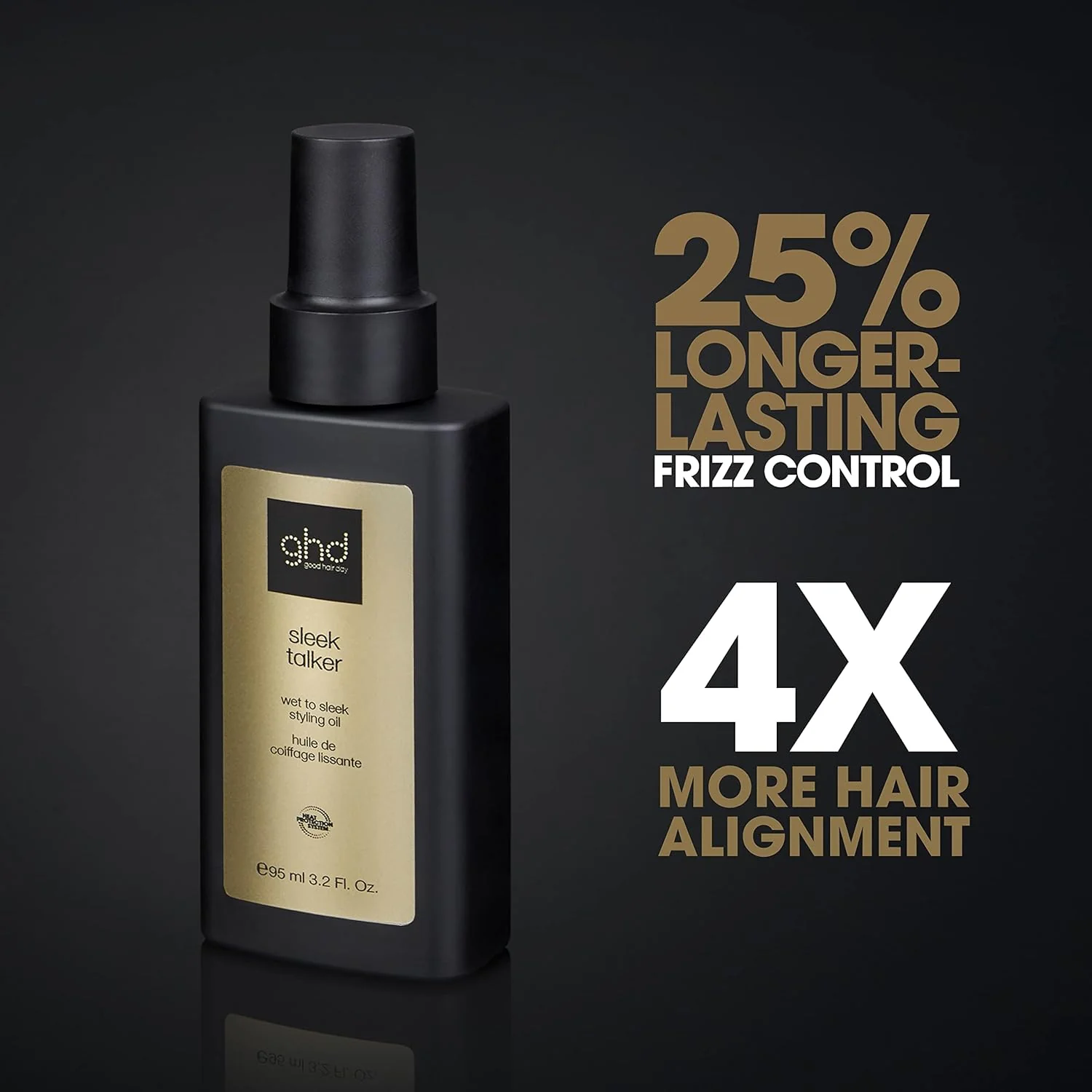 ghd Sleek Talker - Wet to Sleek Styling Oil 95ml - Image 5