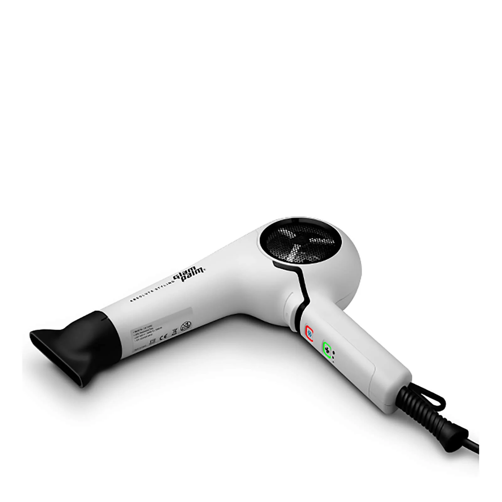 GlamPalm AirTouch Hair Dryer - White - 1600W - Image 2