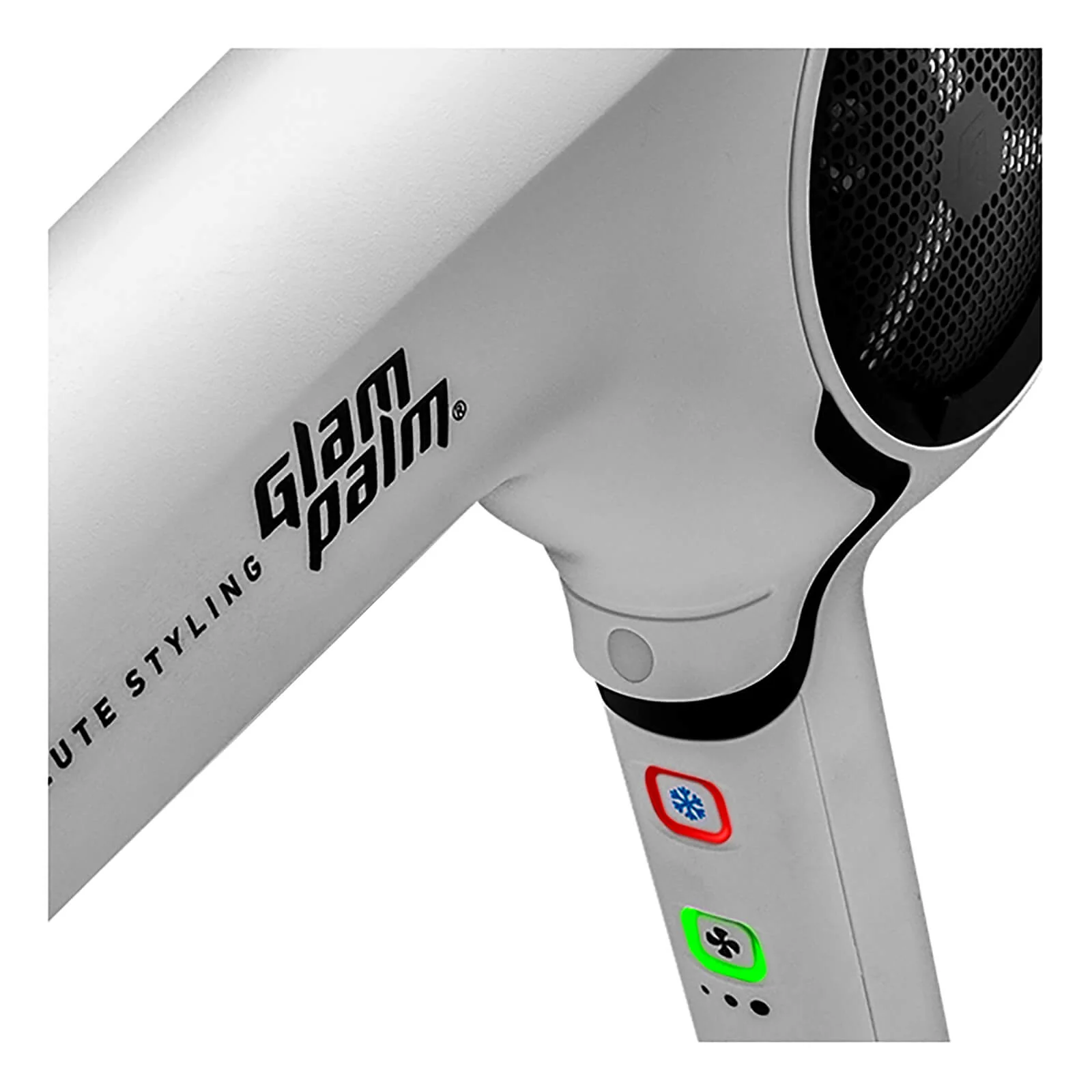 GlamPalm AirTouch Hair Dryer - White - 1600W - Image 3
