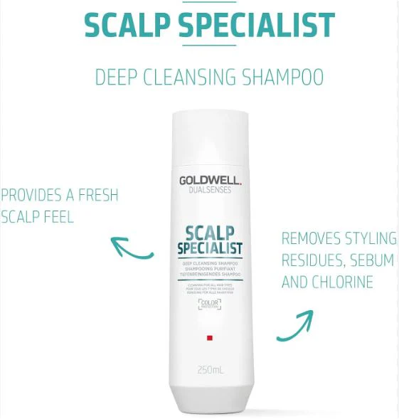 Goldwell Dualsense Scalp Specialist Deep Cleansing Shampoo 250ml - Image 3