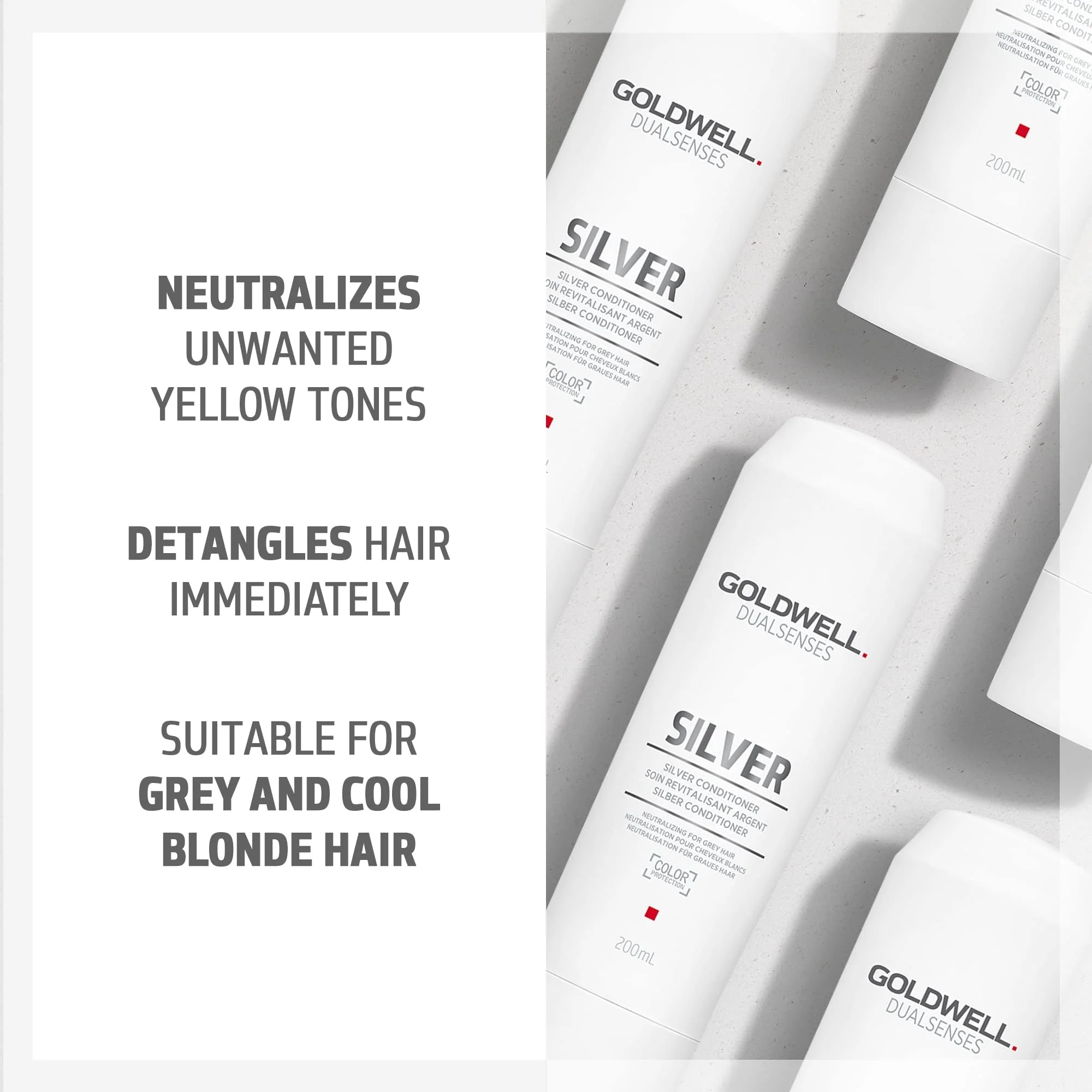 Goldwell Dualsenses Silver Conditioner 300ml - Image 3