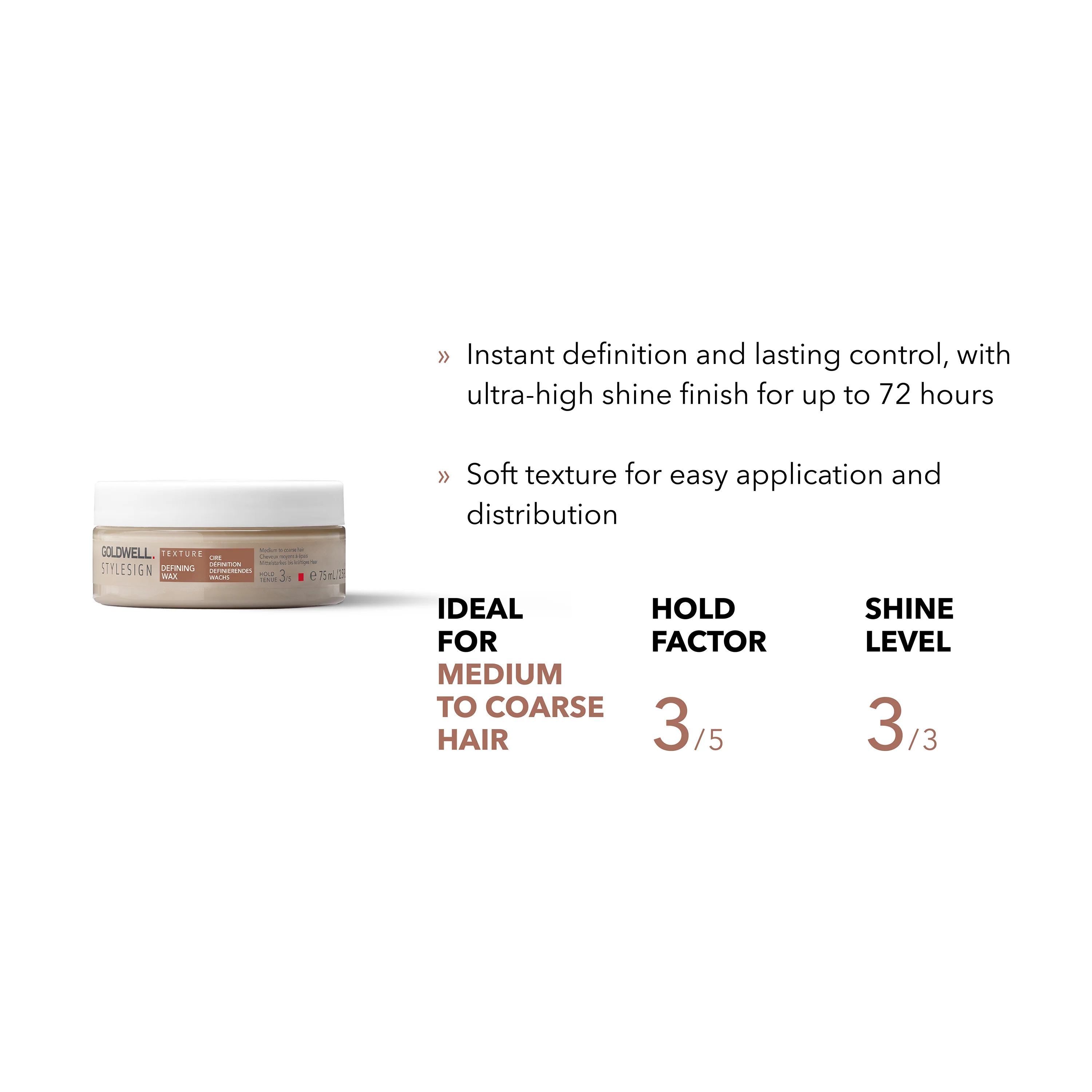 Goldwell Stylesign Defining Wax 75ml - Image 5