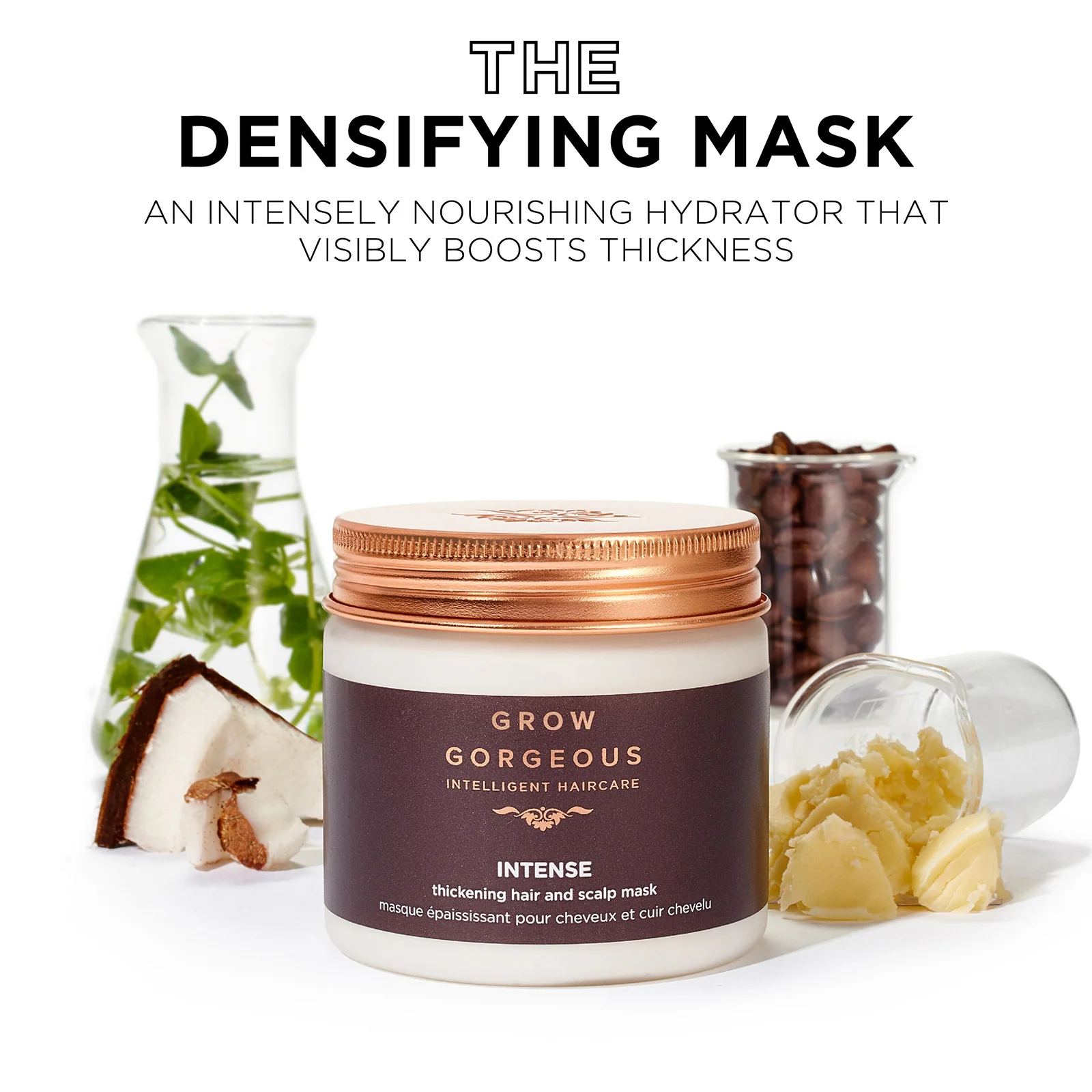 Grow Gorgeous Intense Thickening Hair and Scalp Mask 200ml - Image 3