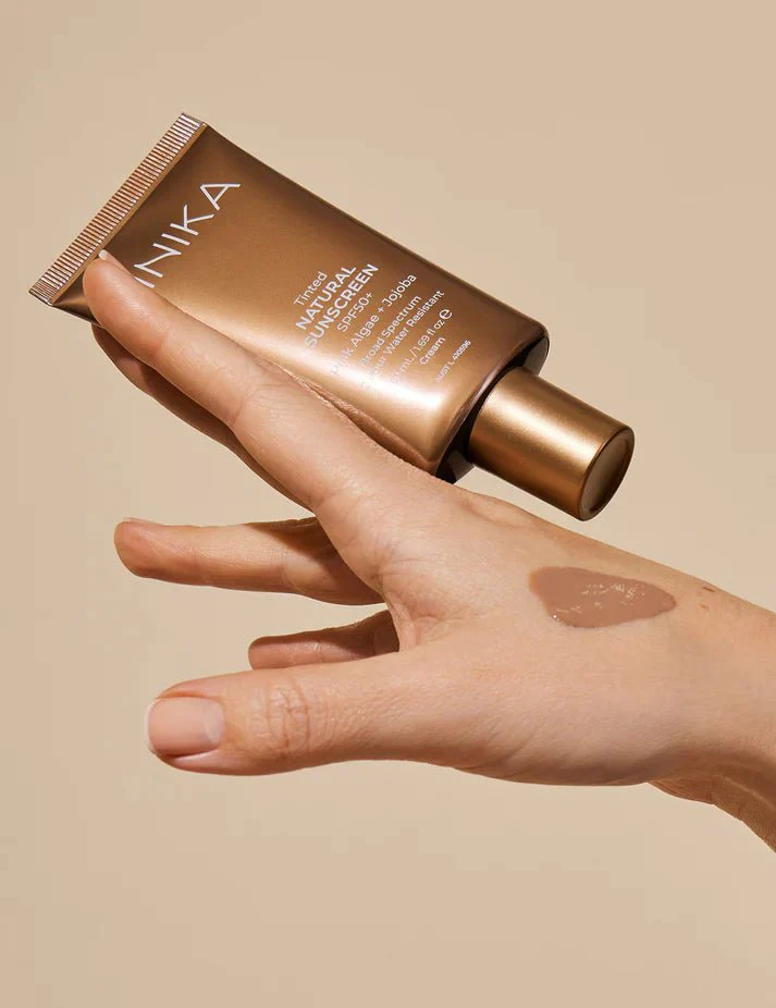 INIKA Tinted Natural Sunscreen SPF50+ 50mL - Image 3