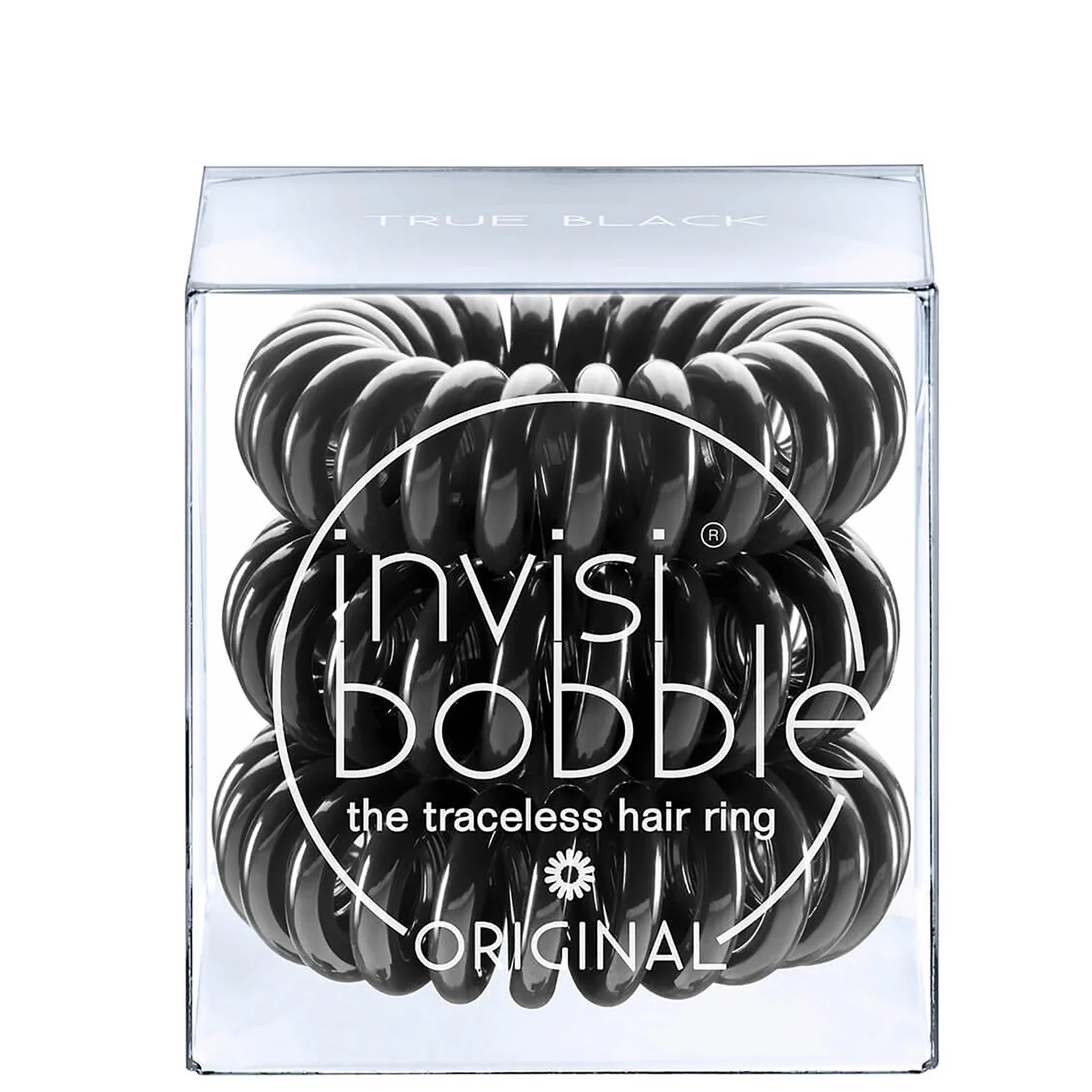 invisibobble Original Hair Tie (3 Pack) - True Black - Image 2