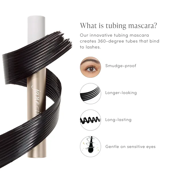 Jane Iredale Lash Fixation Tubing Mascara Black 8g - Image 2