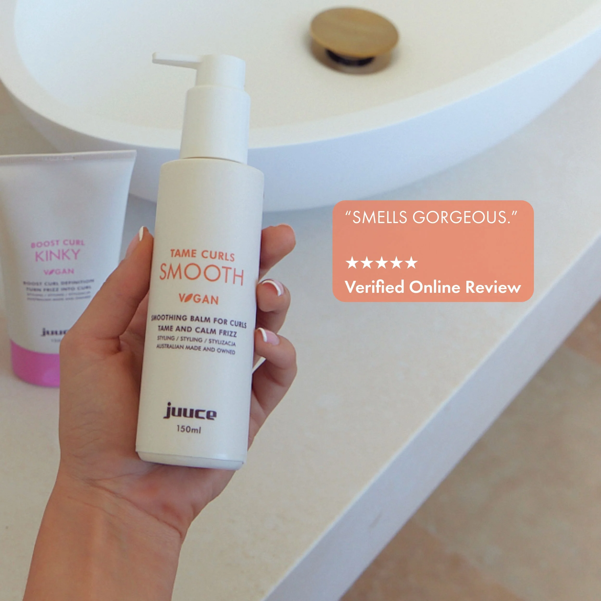 Juuce Tame Curls Smooth Smoothing Balm 150ml - Image 2