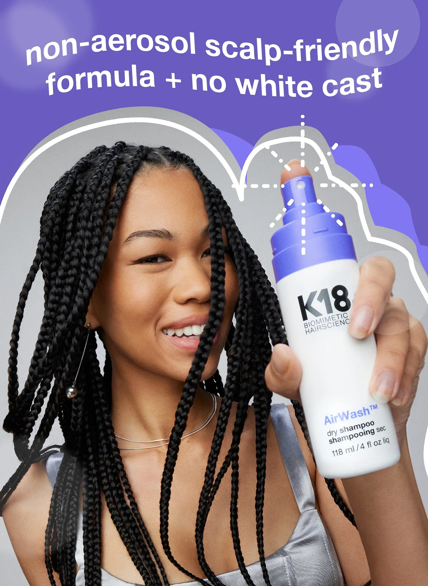 K18 AirWash Dry Shampoo 118ml - Image 6